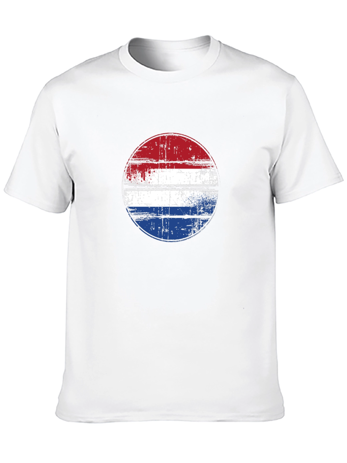 Distressed Netherlands Flag Graphic Tee