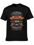 Legends Born in March 1954 T-Shirt