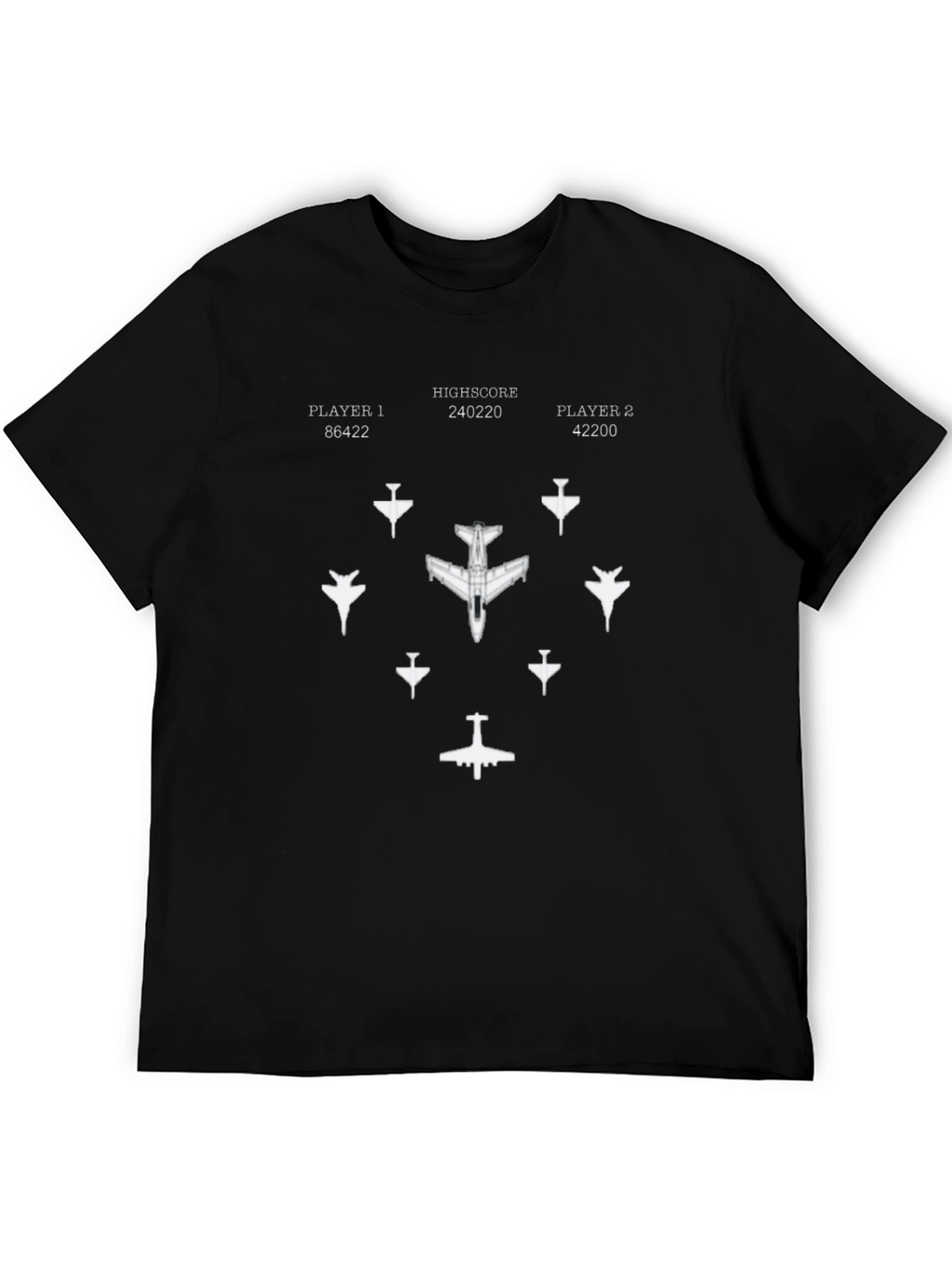 Retro Arcade Fighter Jet T-Shirt