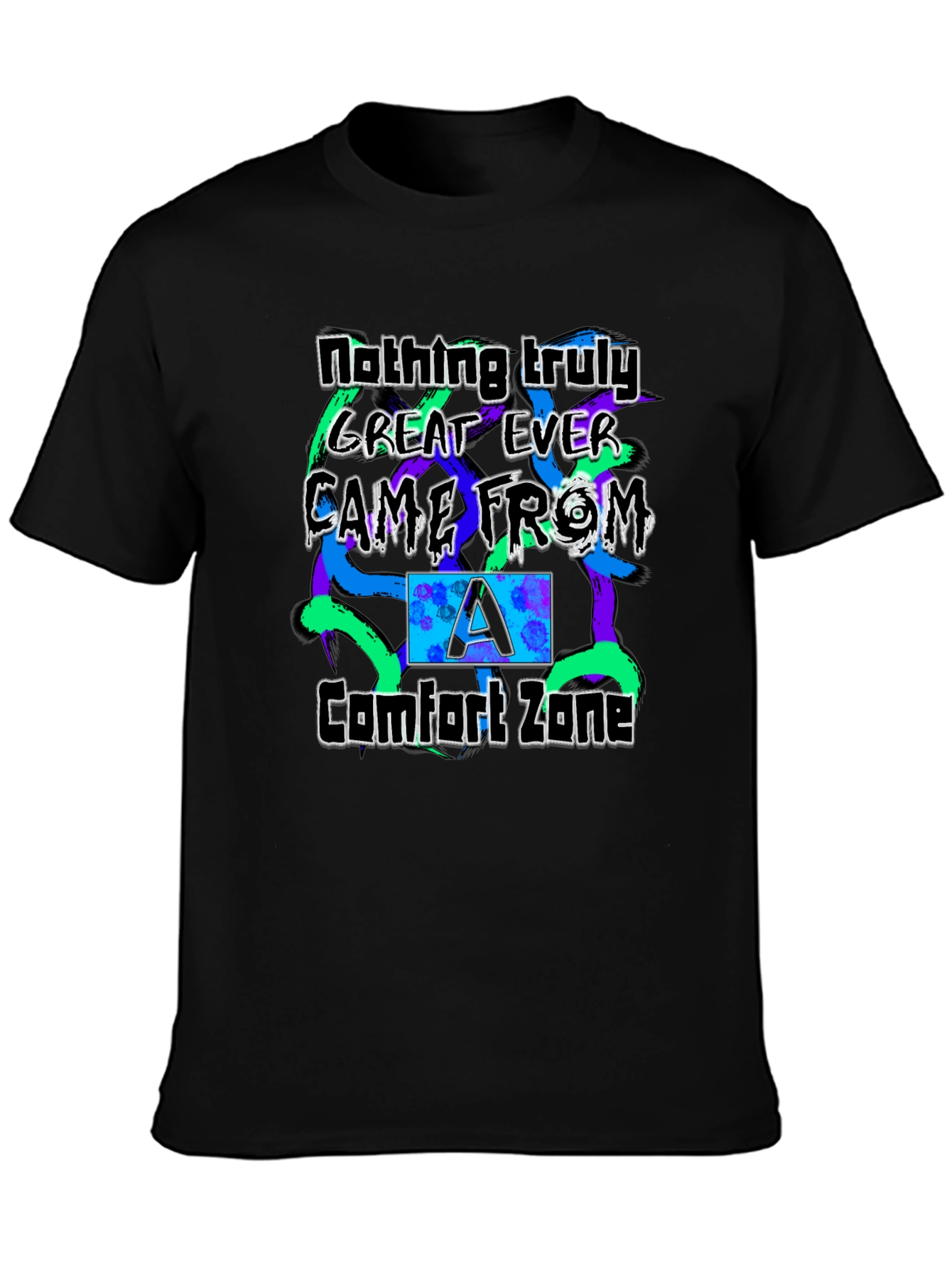 Comfort Zone Mens Graphic T-Shirt