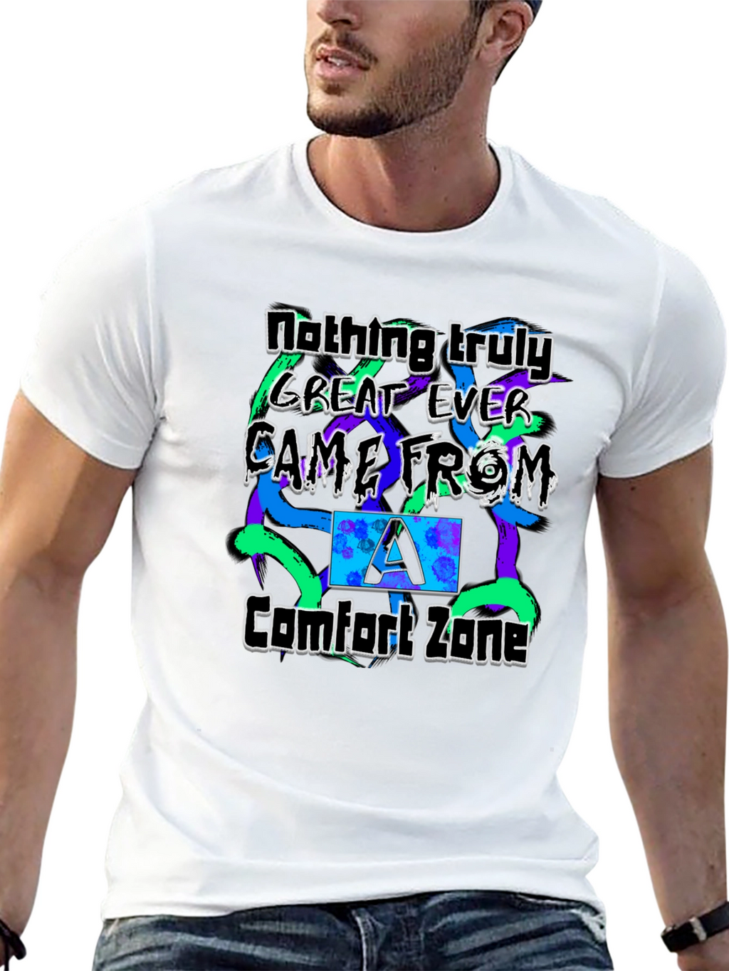 Comfort Zone Mens Graphic T-Shirt