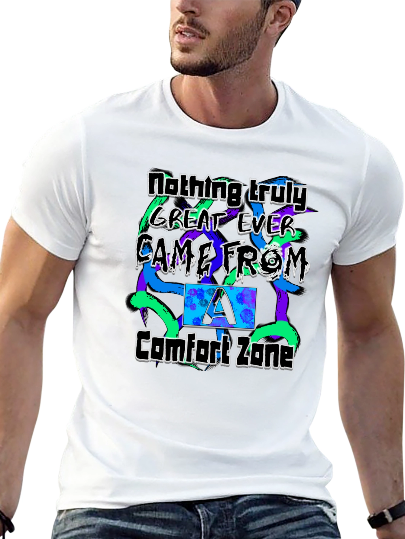 Comfort Zone Mens Graphic T-Shirt