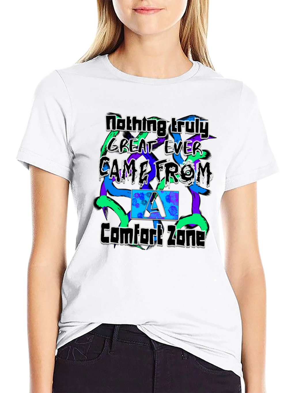 Comfort Zone Mens Graphic T-Shirt