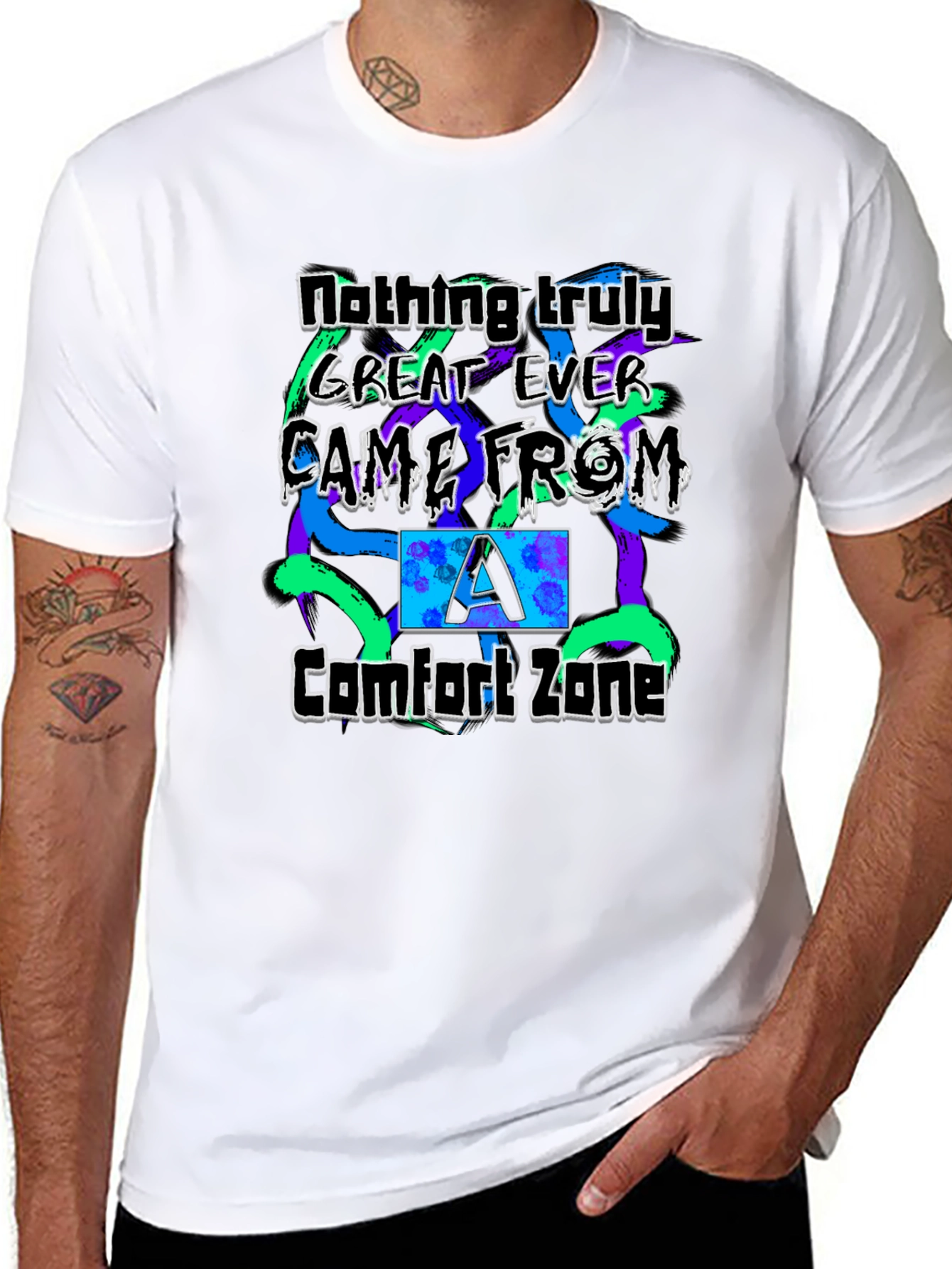 Comfort Zone Mens Graphic T-Shirt