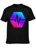 Hex Pulse Graphic T-Shirt - Modern Style