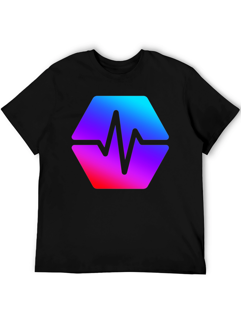Hex Pulse Graphic T-Shirt - Modern Style