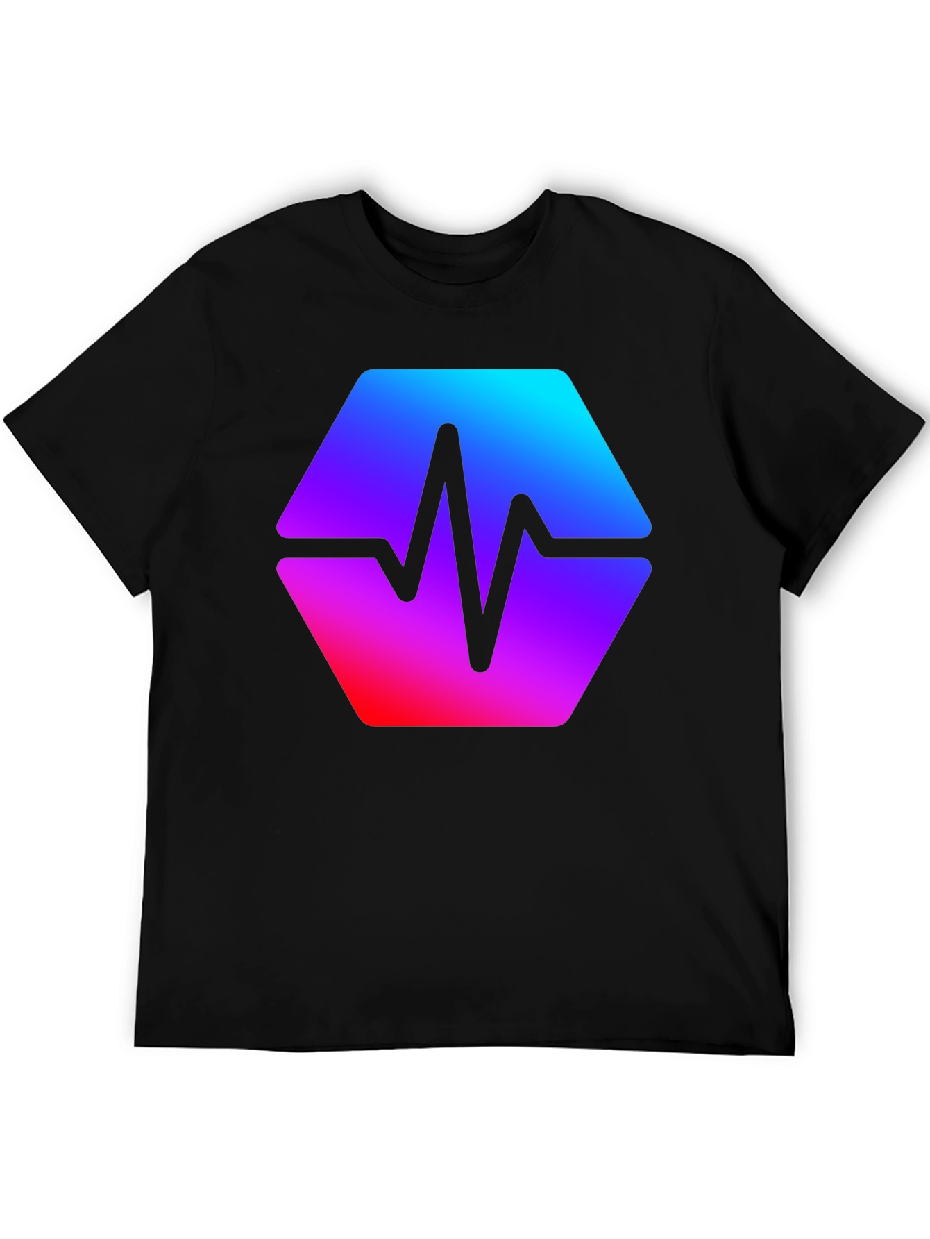 Hex Pulse Graphic T-Shirt - Modern Style