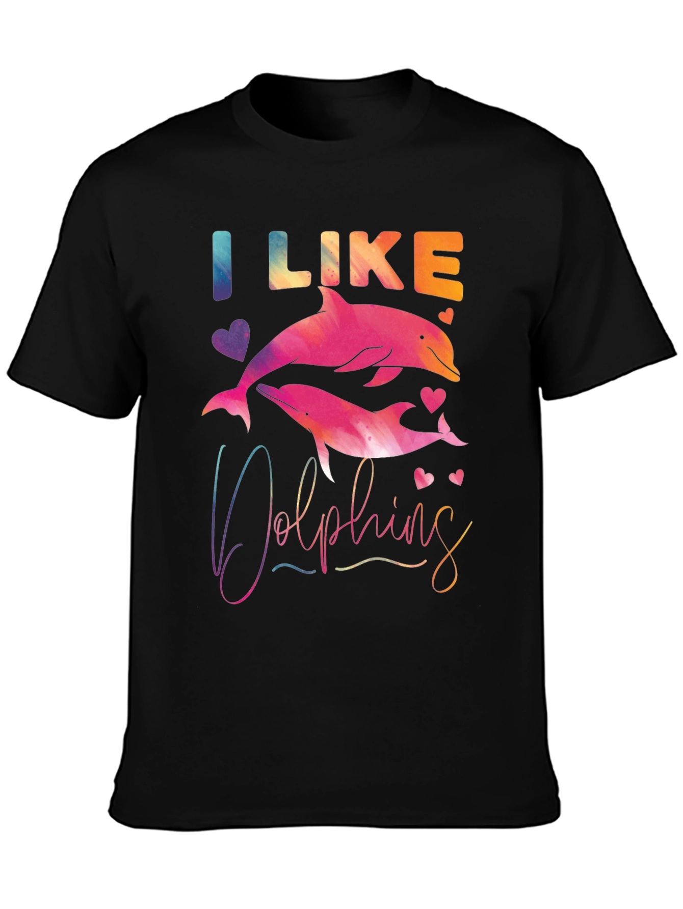 I Like Dolphins Graphic Tee