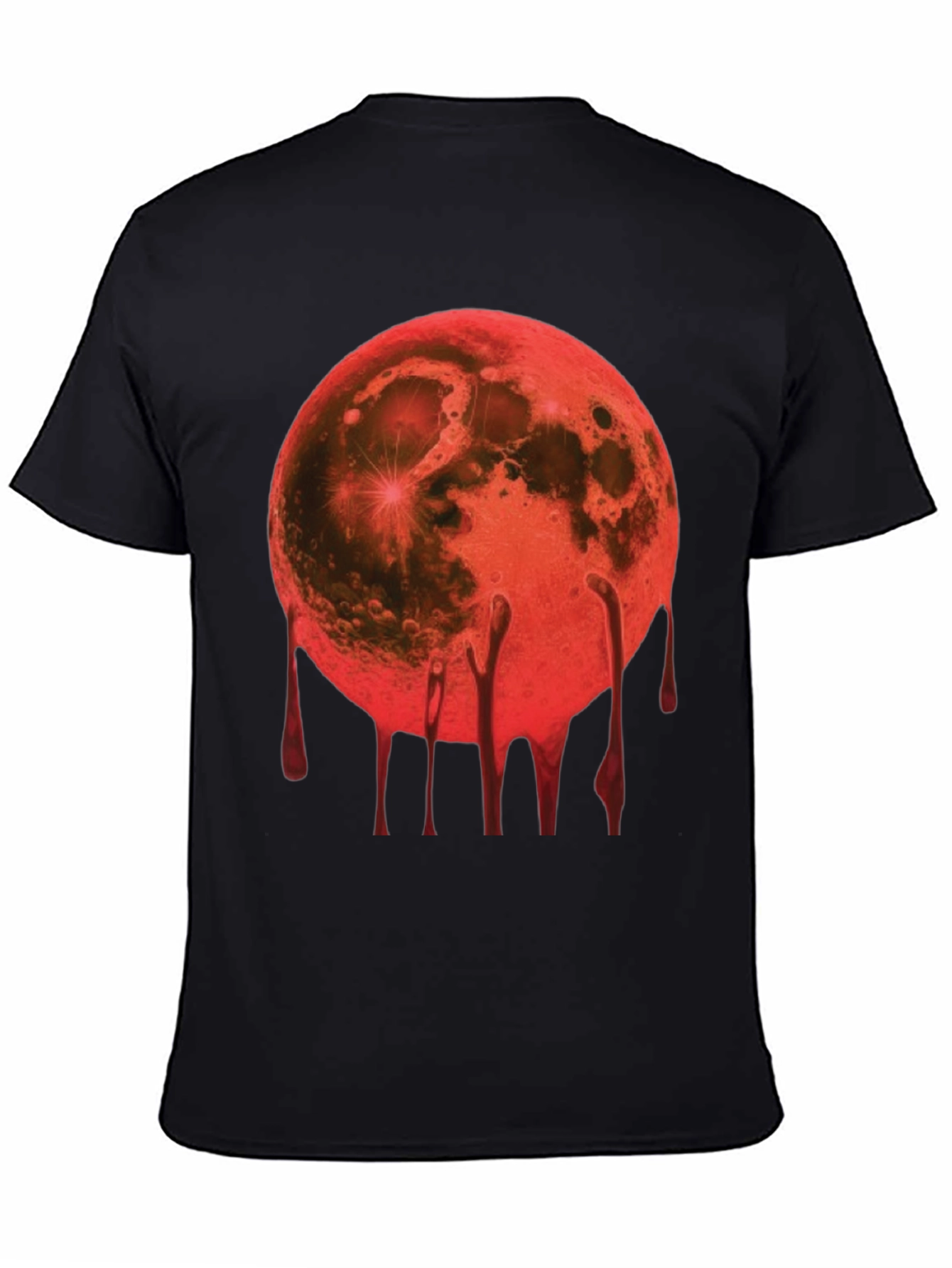 Blood Moon Graphic Tee - Mens Black T-Shirt