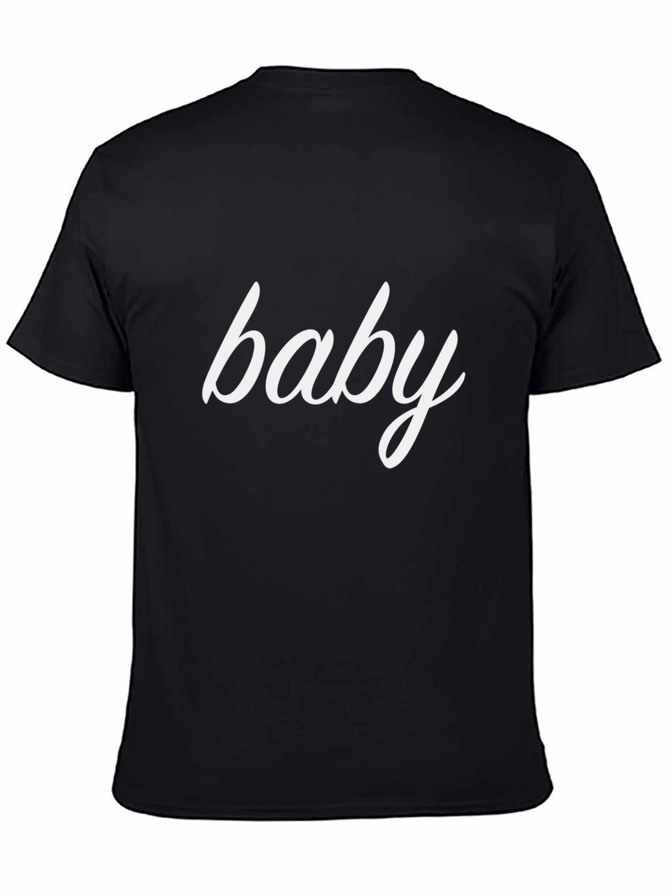 Mens Baby Graphic Print Short Sleeve T-Shirt