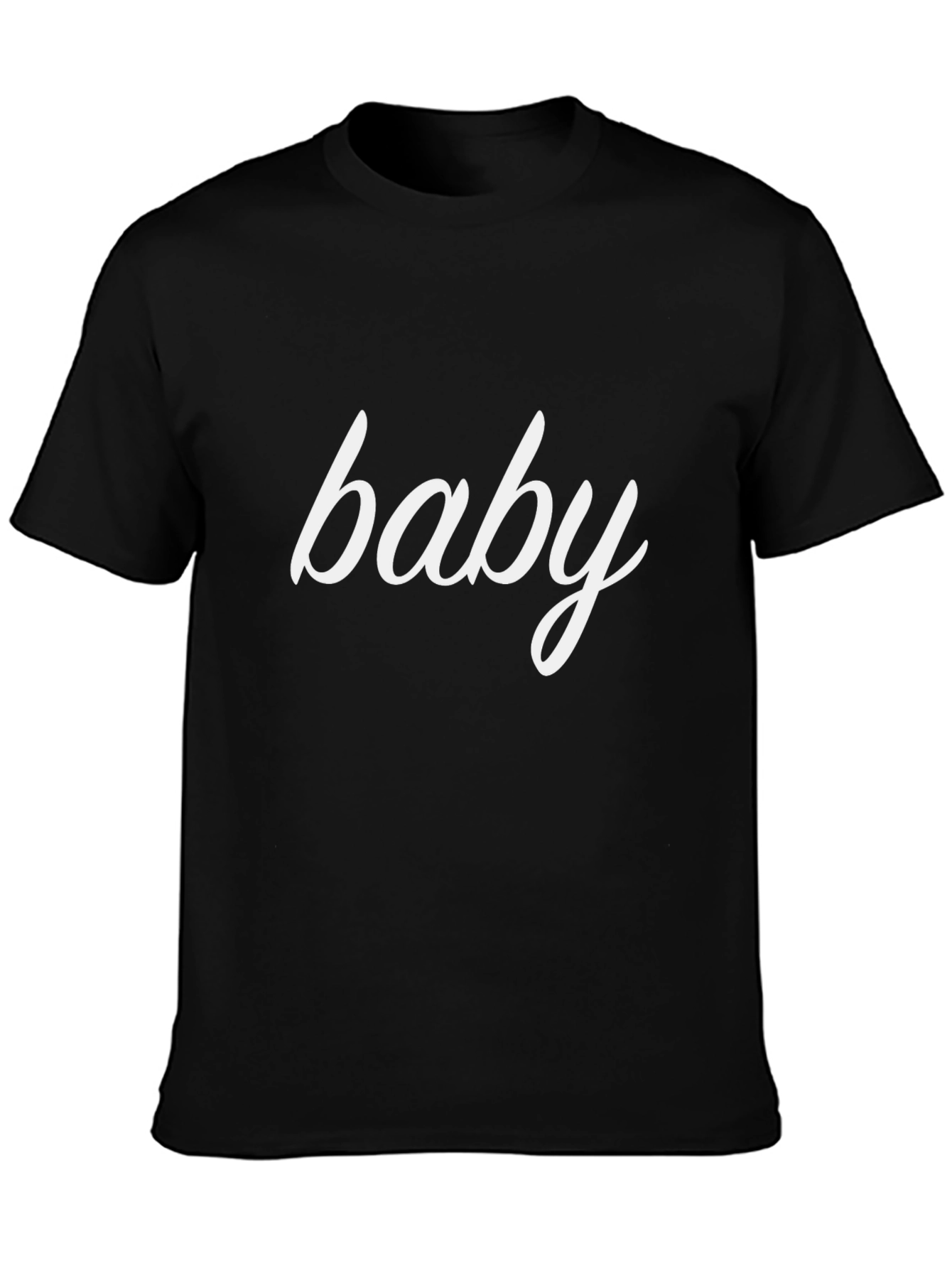 Mens Baby Graphic Print Short Sleeve T-Shirt