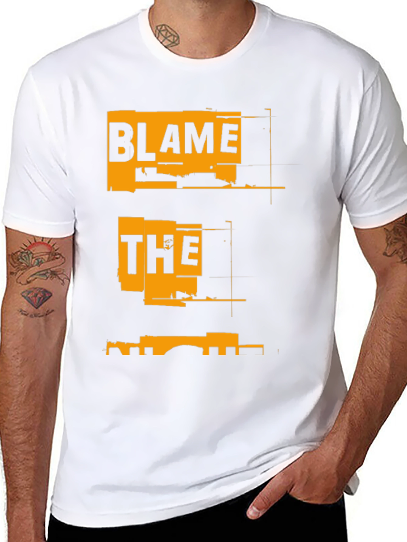 Blame The T-Shirt - Unique Graphic Tee
