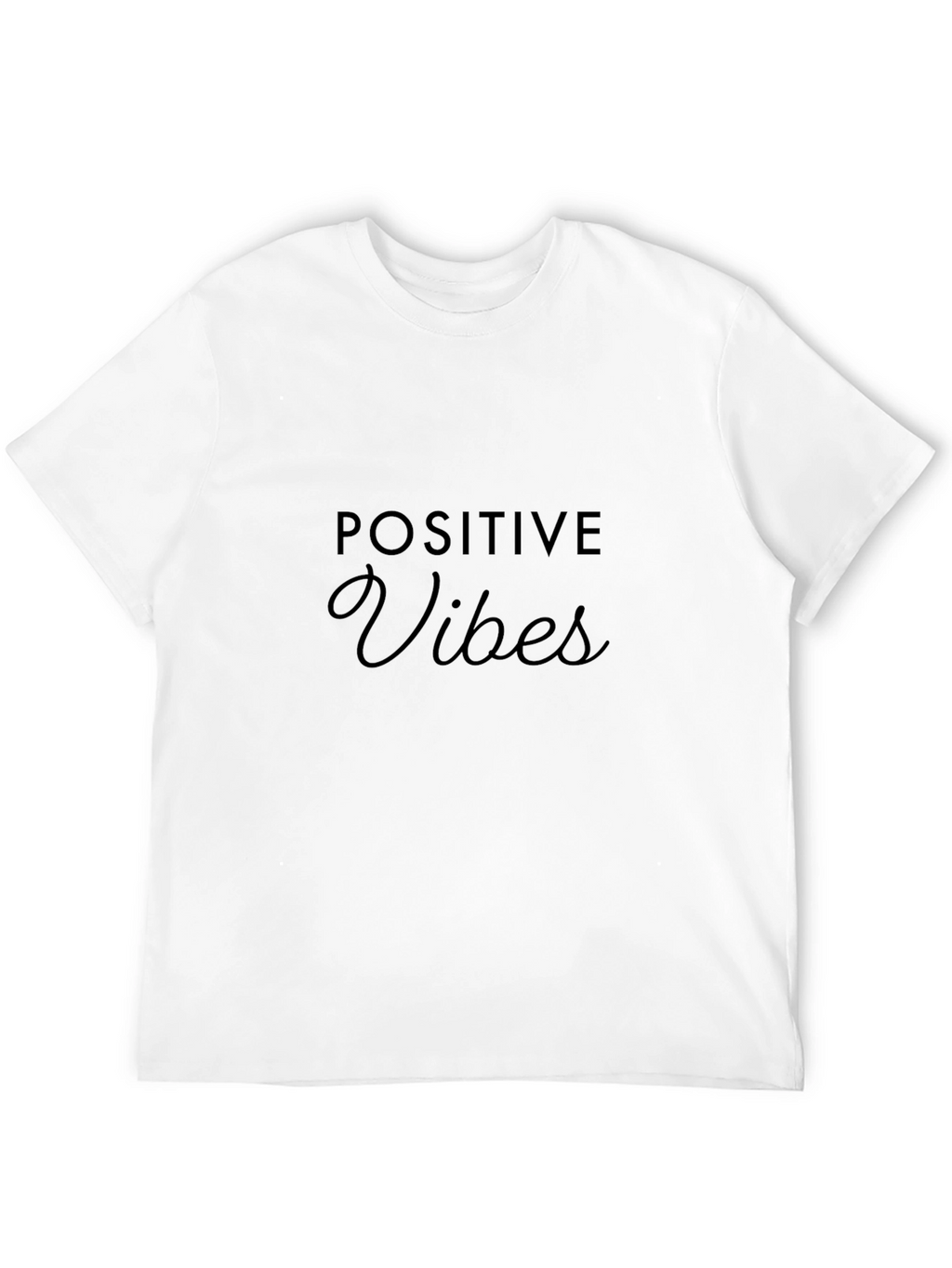 Positive Vibes Black T-Shirt