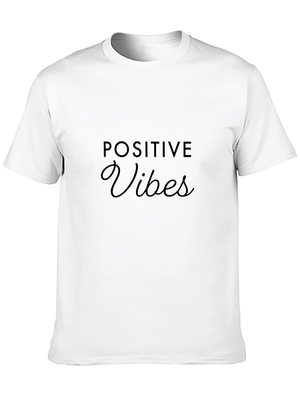 Positive Vibes Black T-Shirt