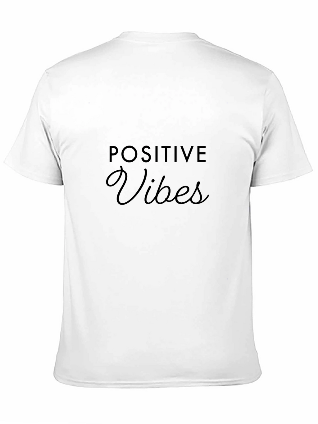 Positive Vibes Black T-Shirt