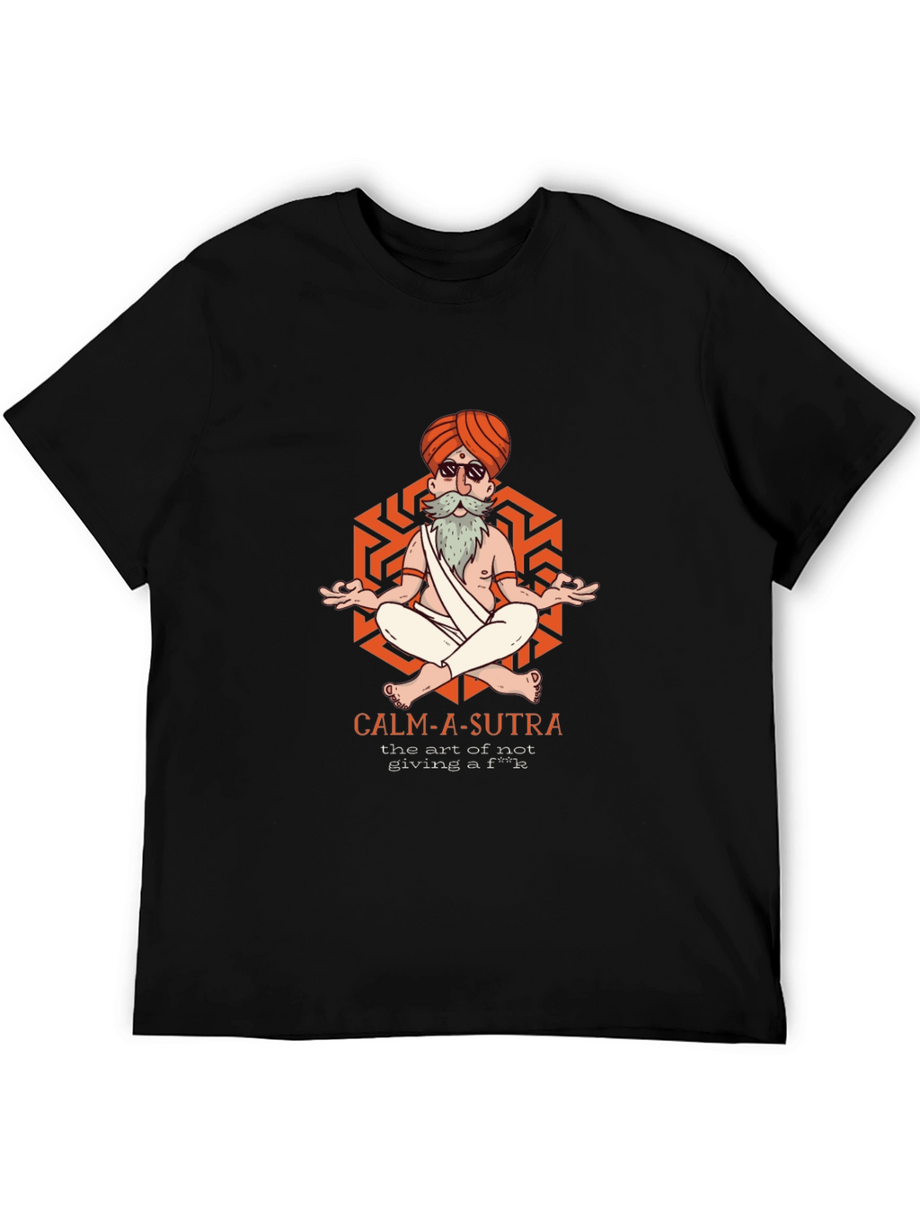 Calm-A-Sutra Graphic T-Shirt - Yoga Meditation Humor