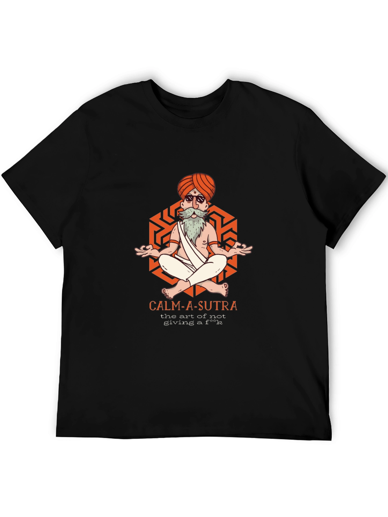Calm-A-Sutra Graphic T-Shirt - Yoga Meditation Humor