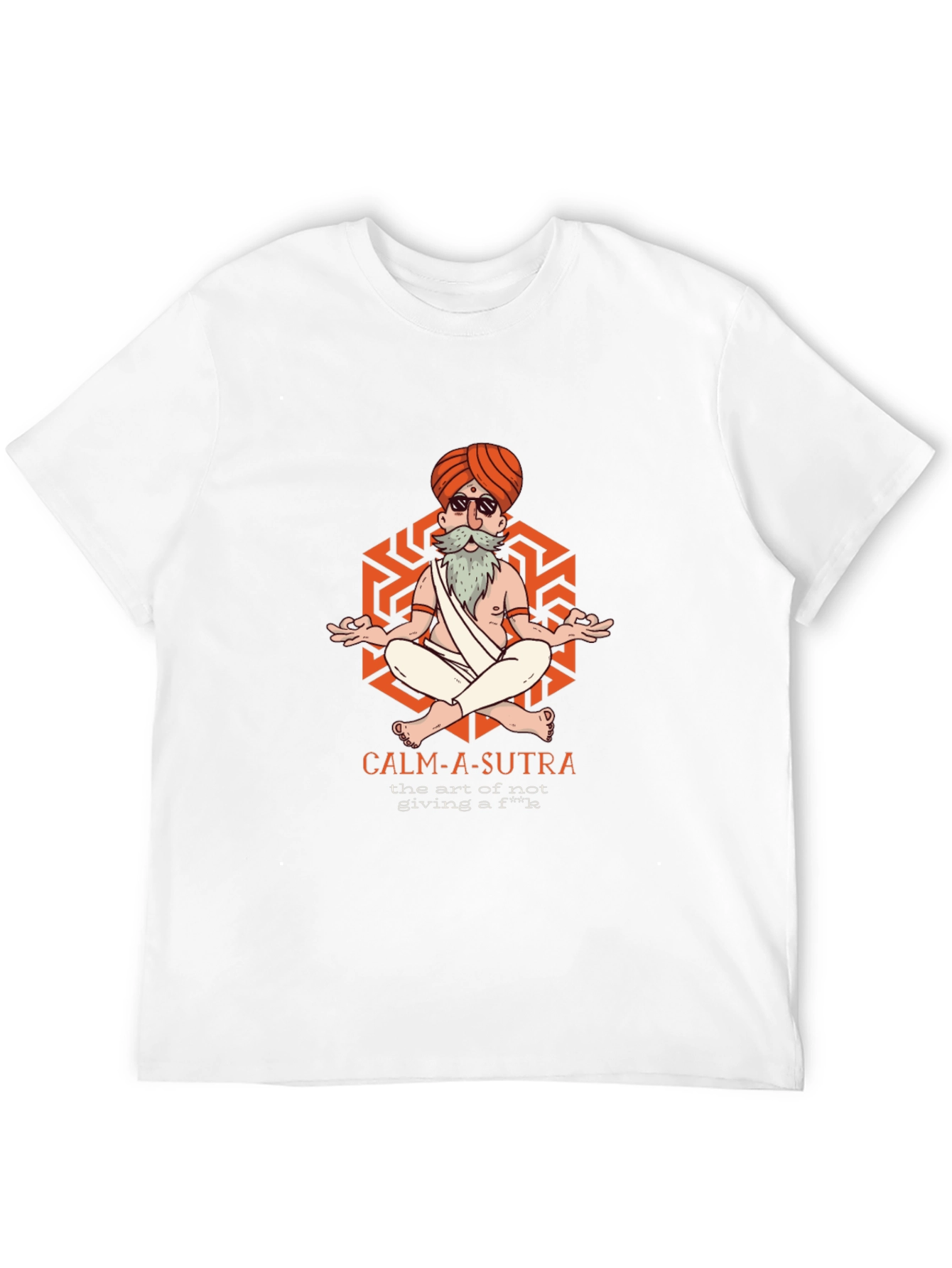 Calm-A-Sutra Graphic T-Shirt - Yoga Meditation Humor