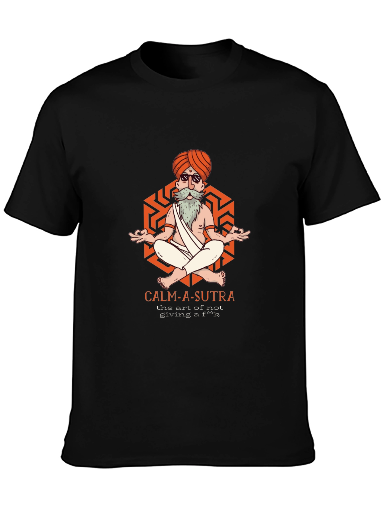 Calm-A-Sutra Graphic T-Shirt - Yoga Meditation Humor