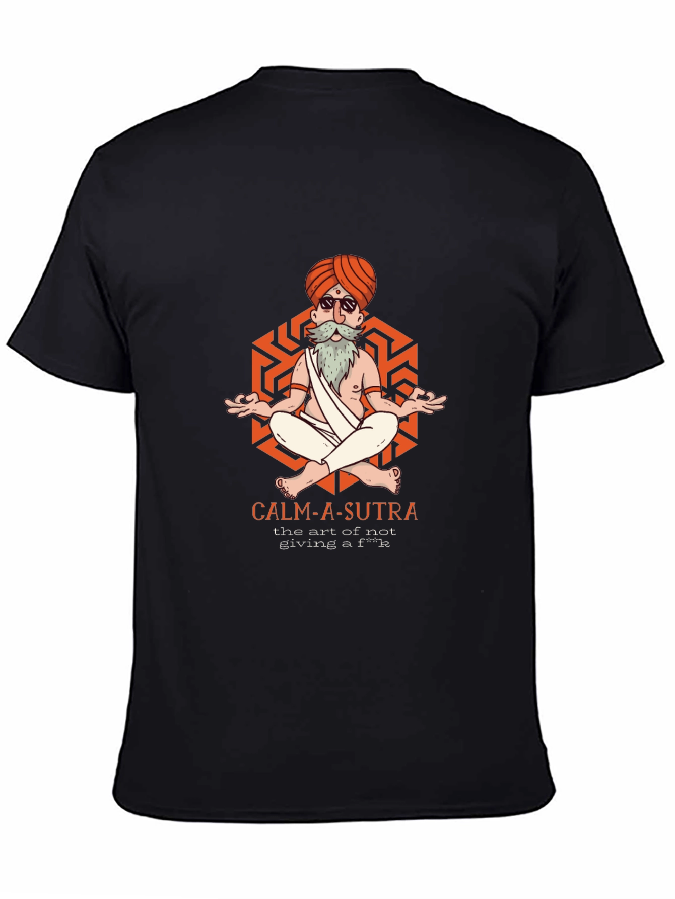 Calm-A-Sutra Graphic T-Shirt - Yoga Meditation Humor