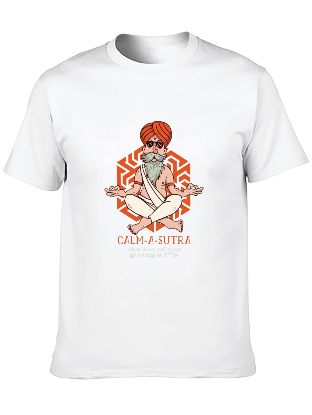 Calm-A-Sutra Graphic T-Shirt - Yoga Meditation Humor
