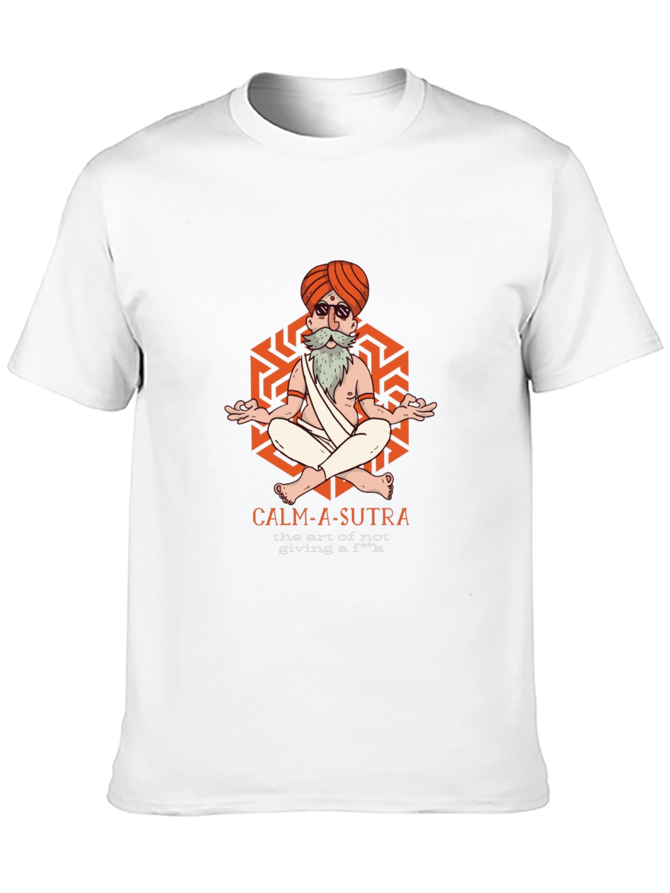 Calm-A-Sutra Graphic T-Shirt - Yoga Meditation Humor