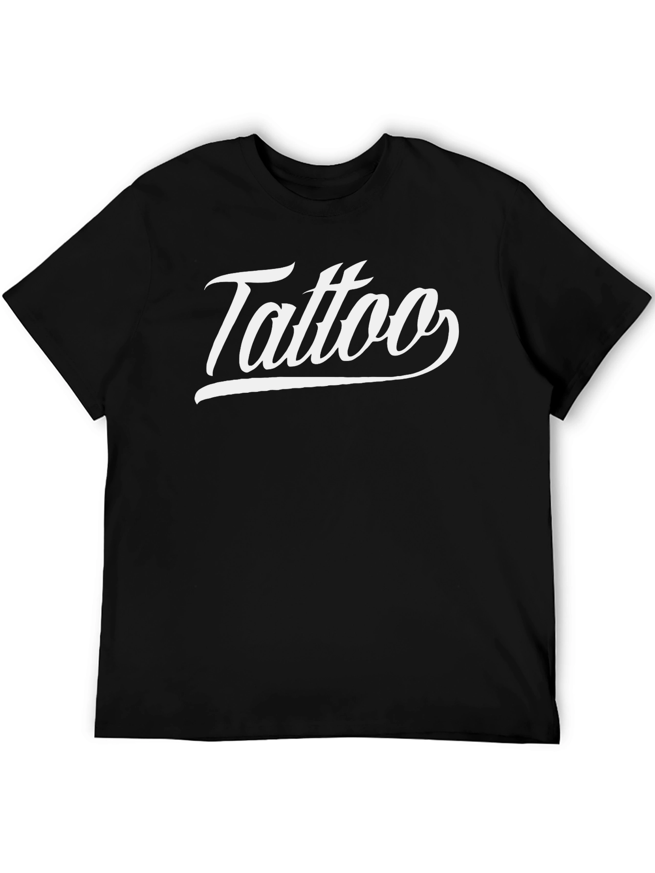 Tattoo Graphic Tee - Mens Short Sleeve Black T-Shirt