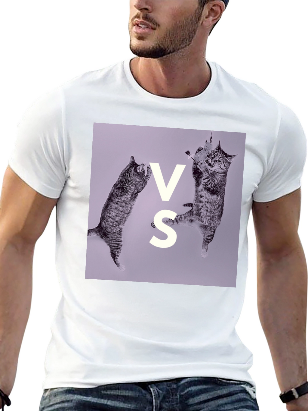Cats VS T-Shirt - Funny Feline Graphic Tee