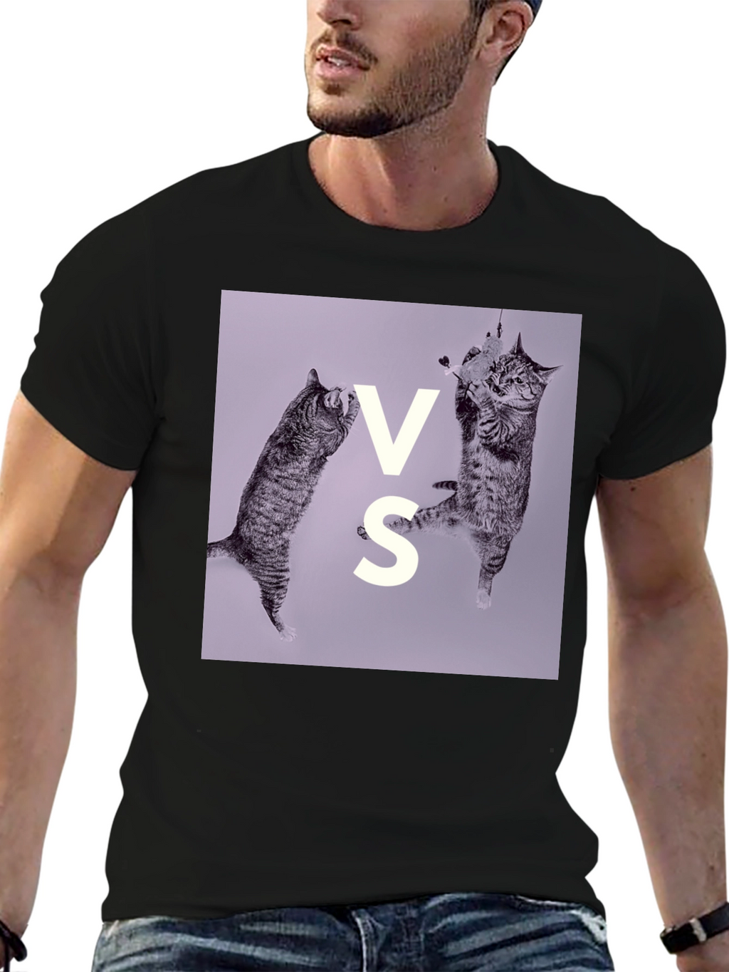 Cats VS T-Shirt - Funny Feline Graphic Tee