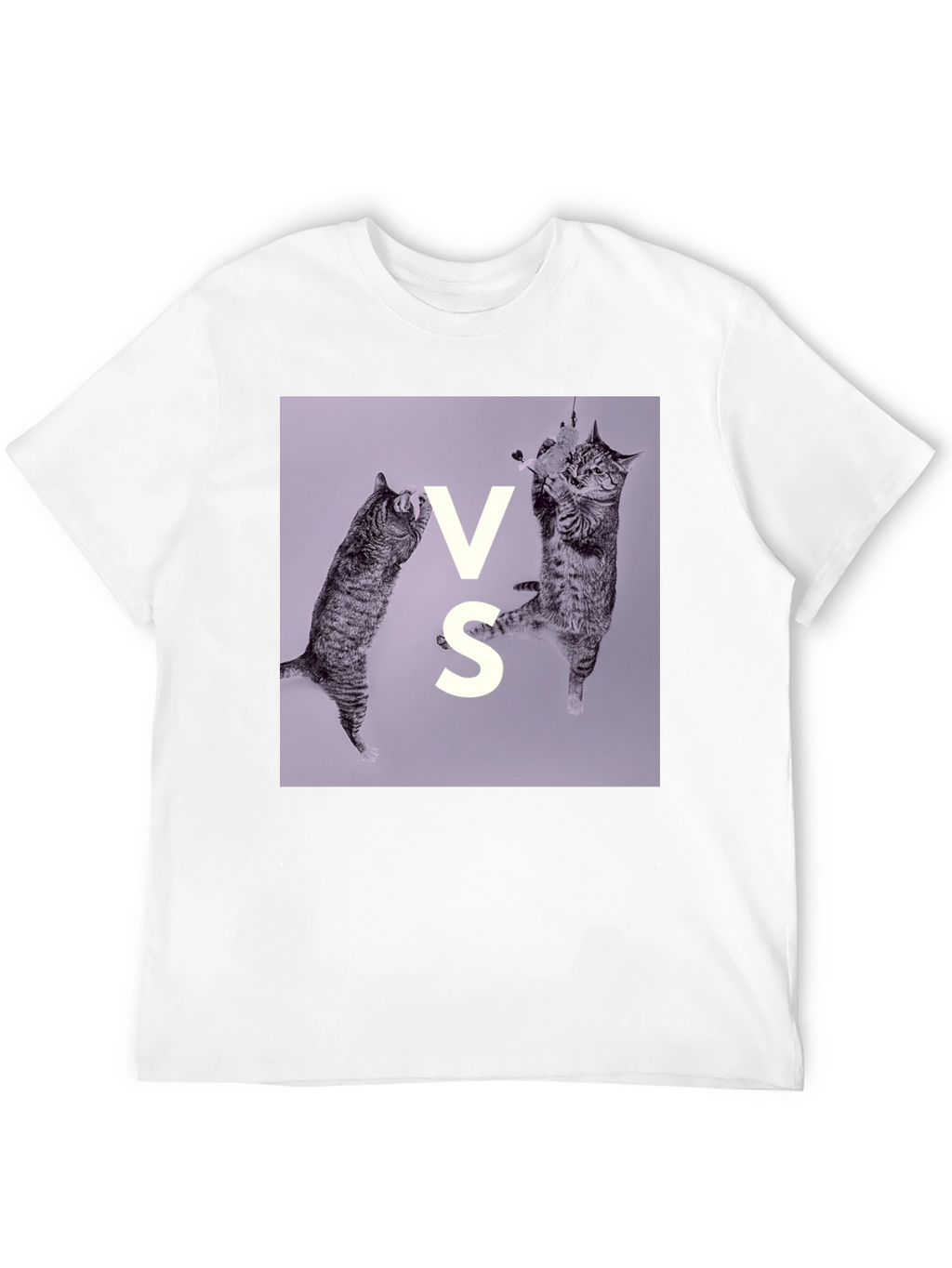 Cats VS T-Shirt - Funny Feline Graphic Tee