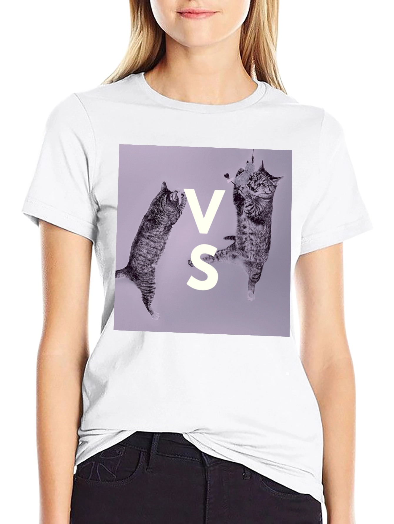 Cats VS T-Shirt - Funny Feline Graphic Tee
