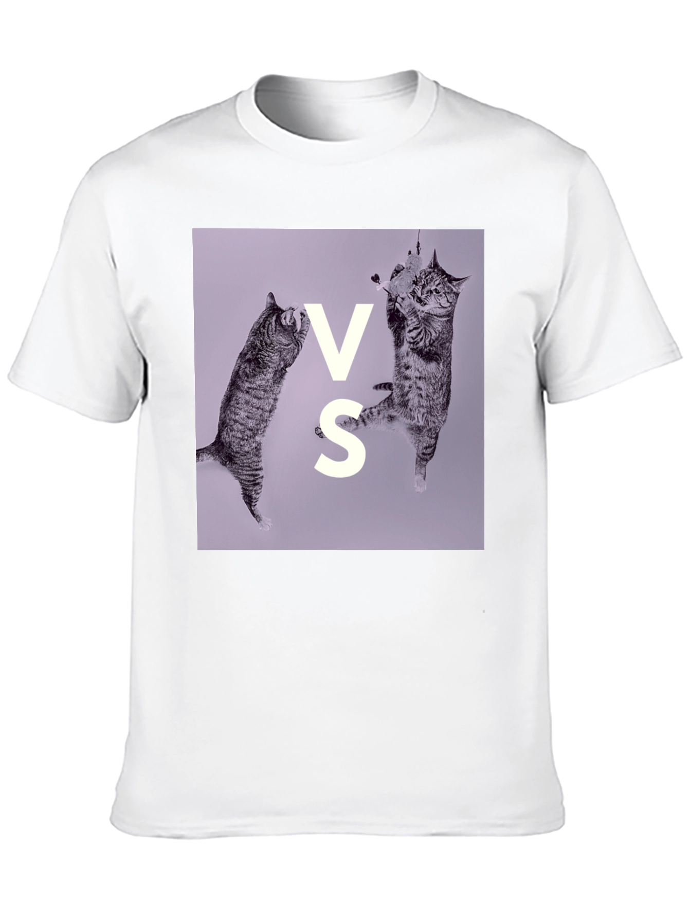 Cats VS T-Shirt - Funny Feline Graphic Tee