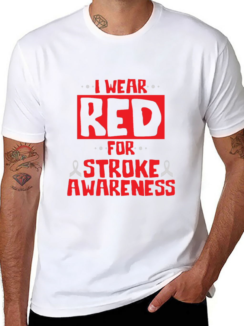 Red Stroke Awareness T-Shirt