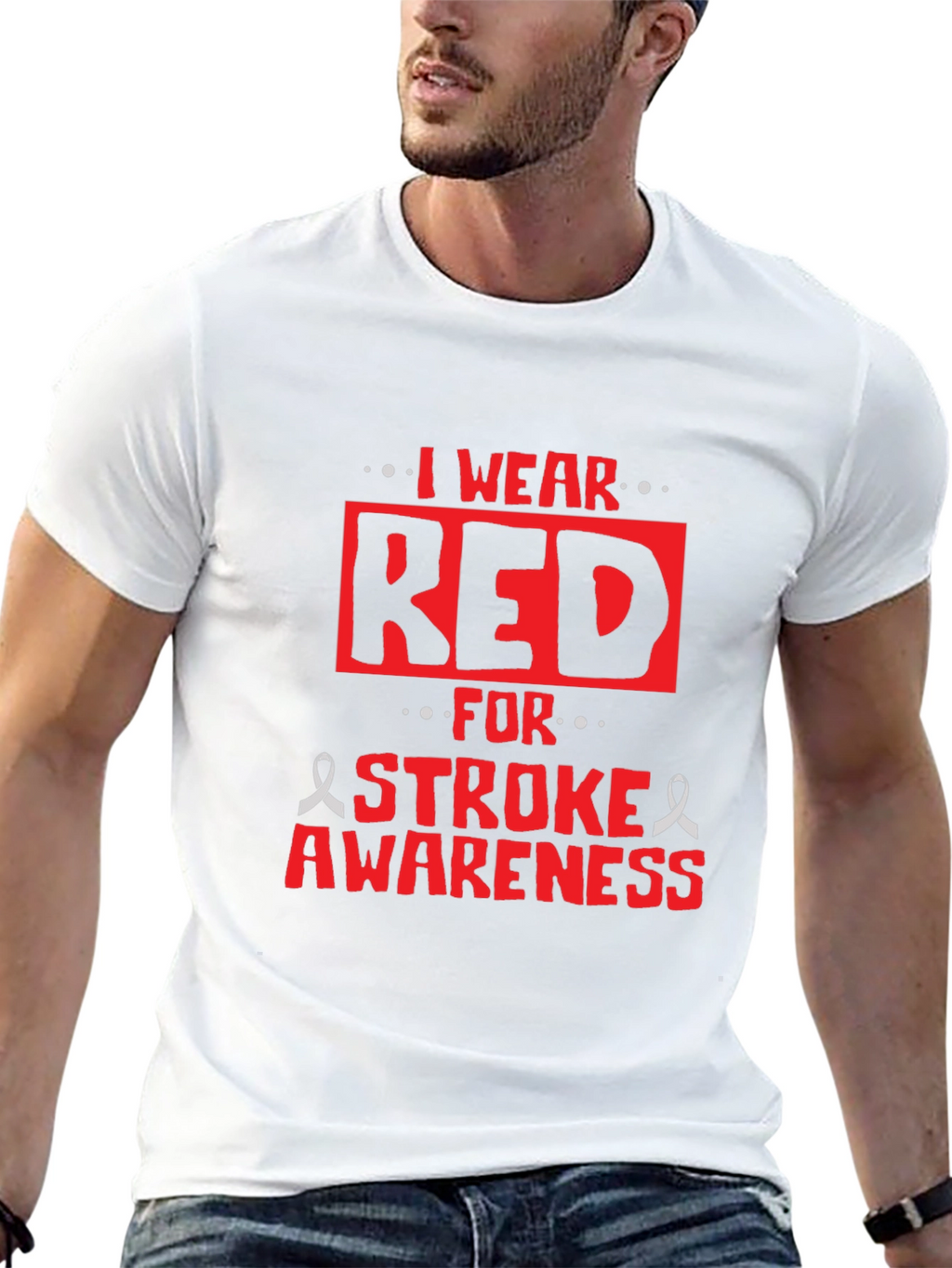 Red Stroke Awareness T-Shirt