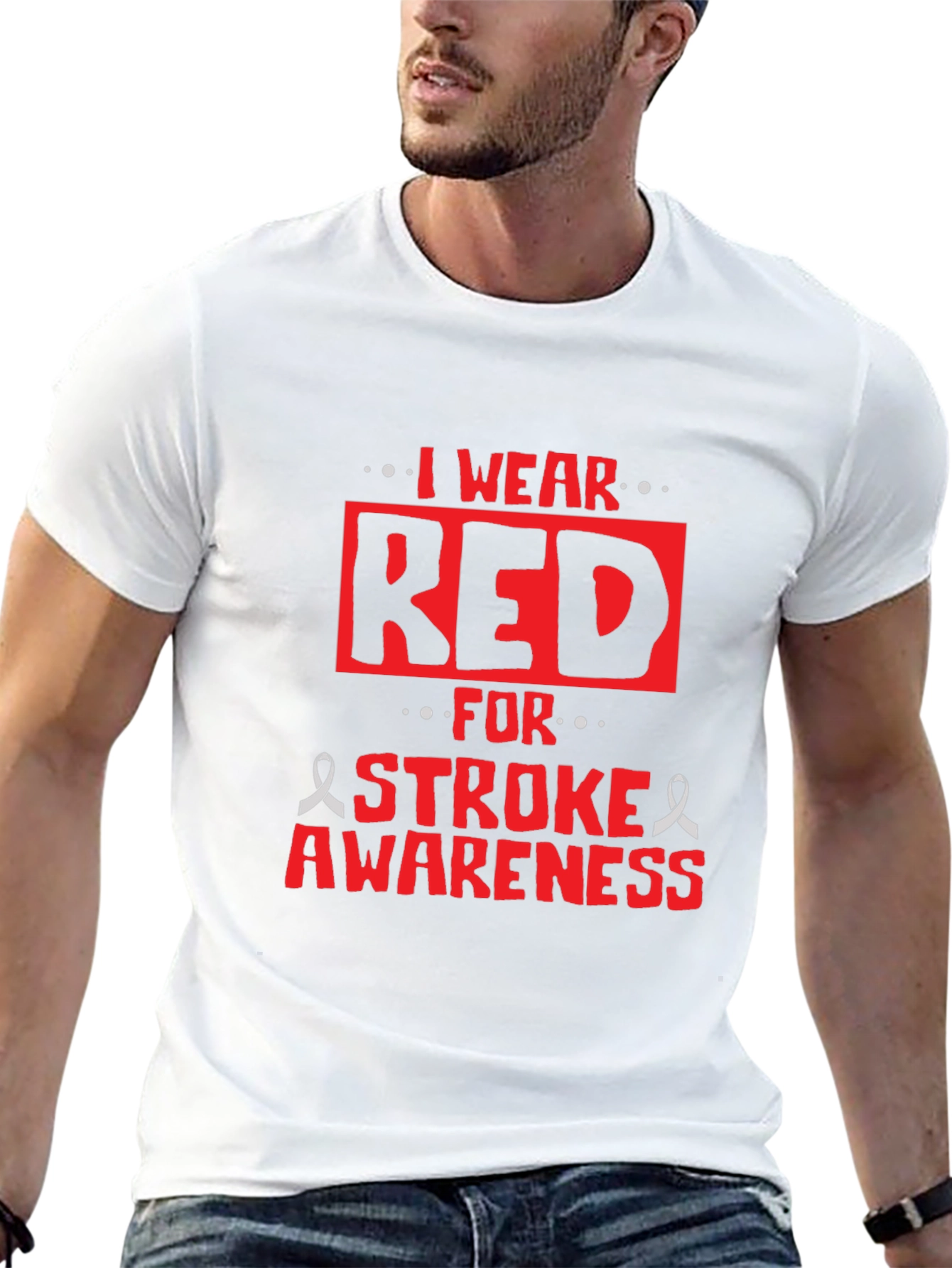 Red Stroke Awareness T-Shirt