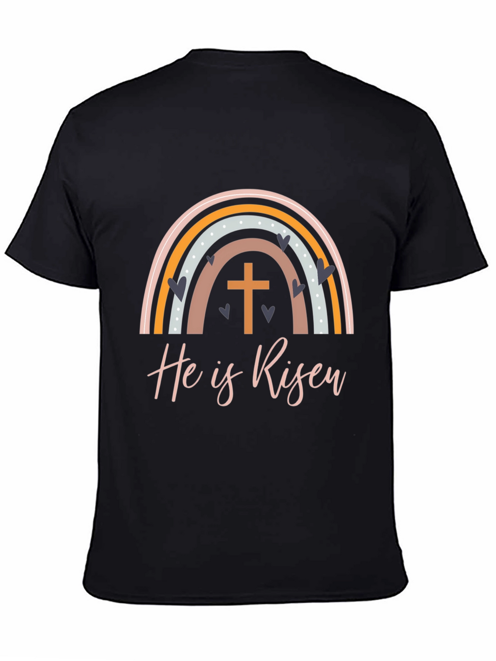 He is Risen Easter Rainbow T-Shirt