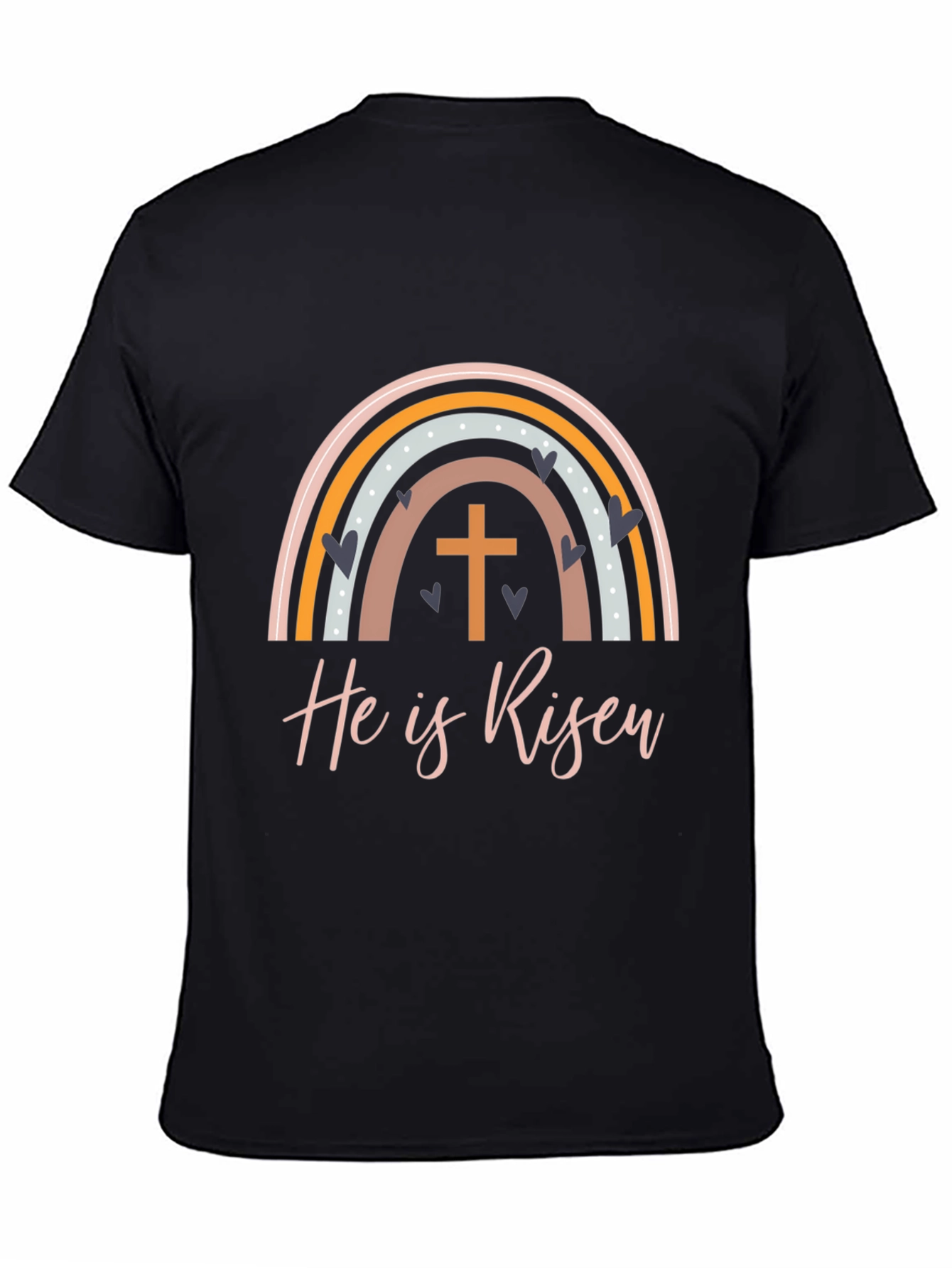 He is Risen Easter Rainbow T-Shirt
