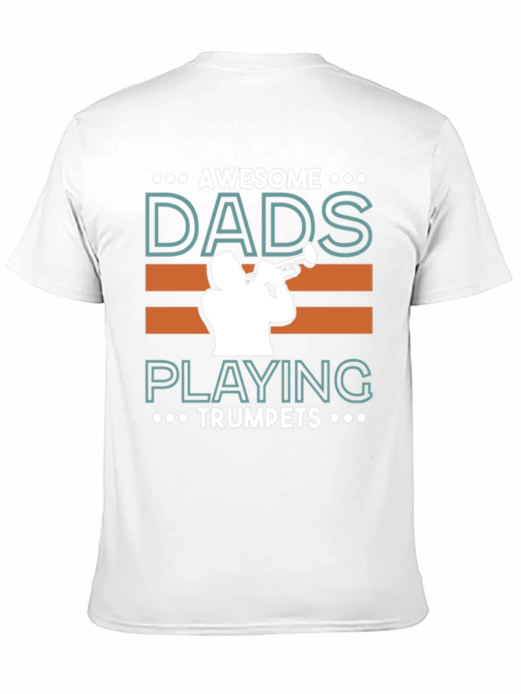 Awesome Dads Playing Trumpets Graphic T-Shirt