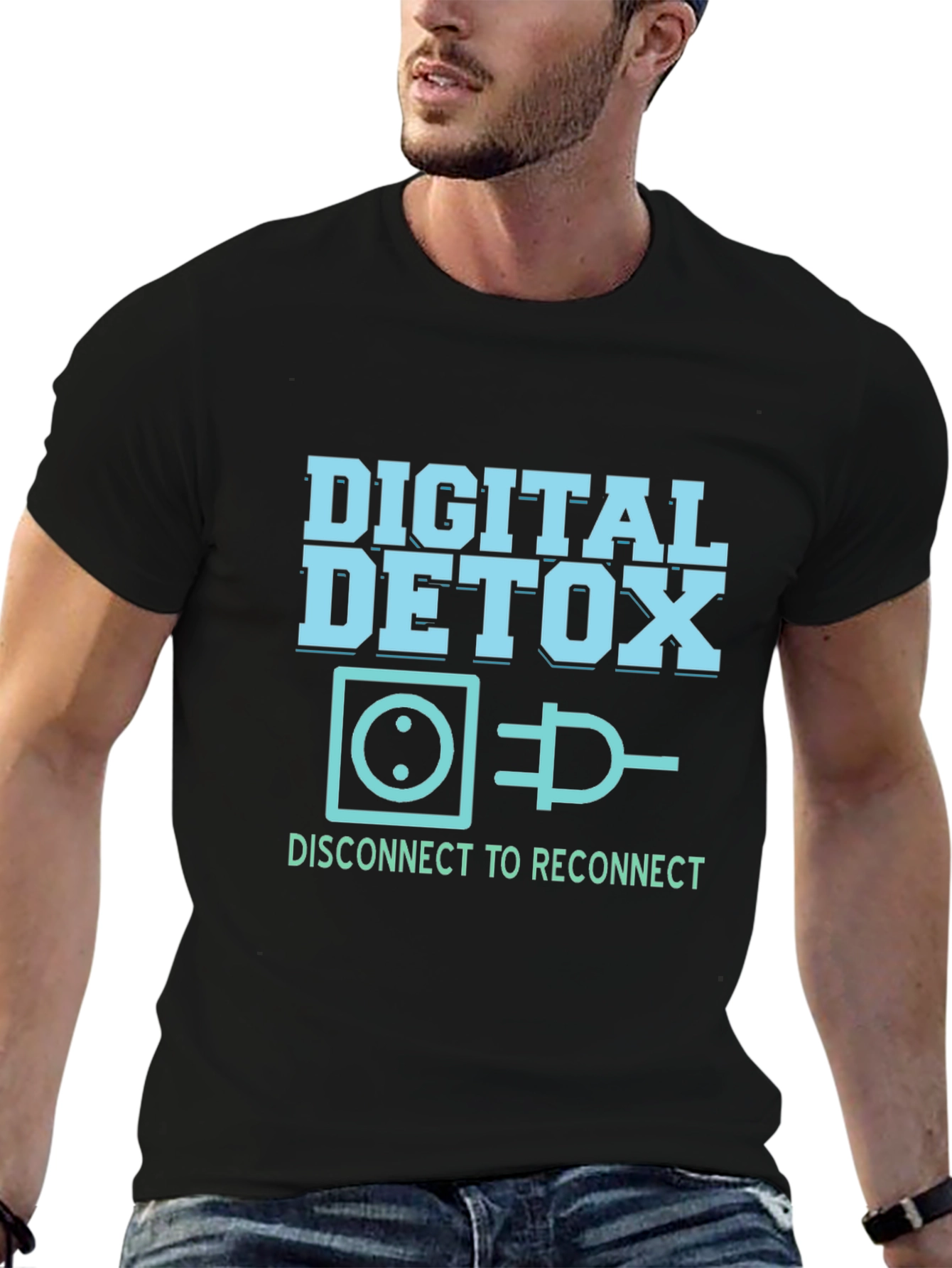 Digital Detox T-Shirt - Disconnect to Reconnect