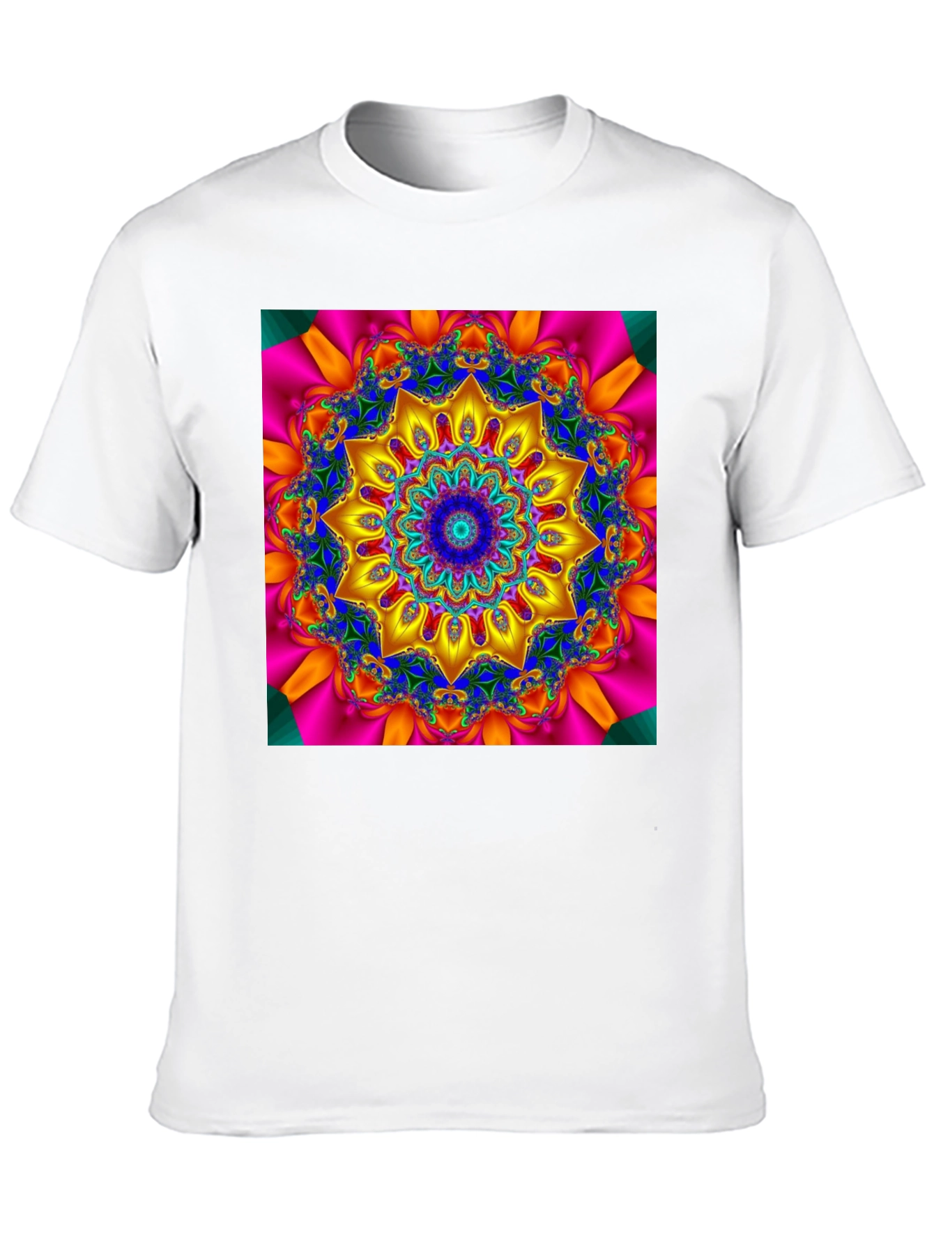 Kaleidoscope Mandala T-Shirt - Vivid Geometric Design