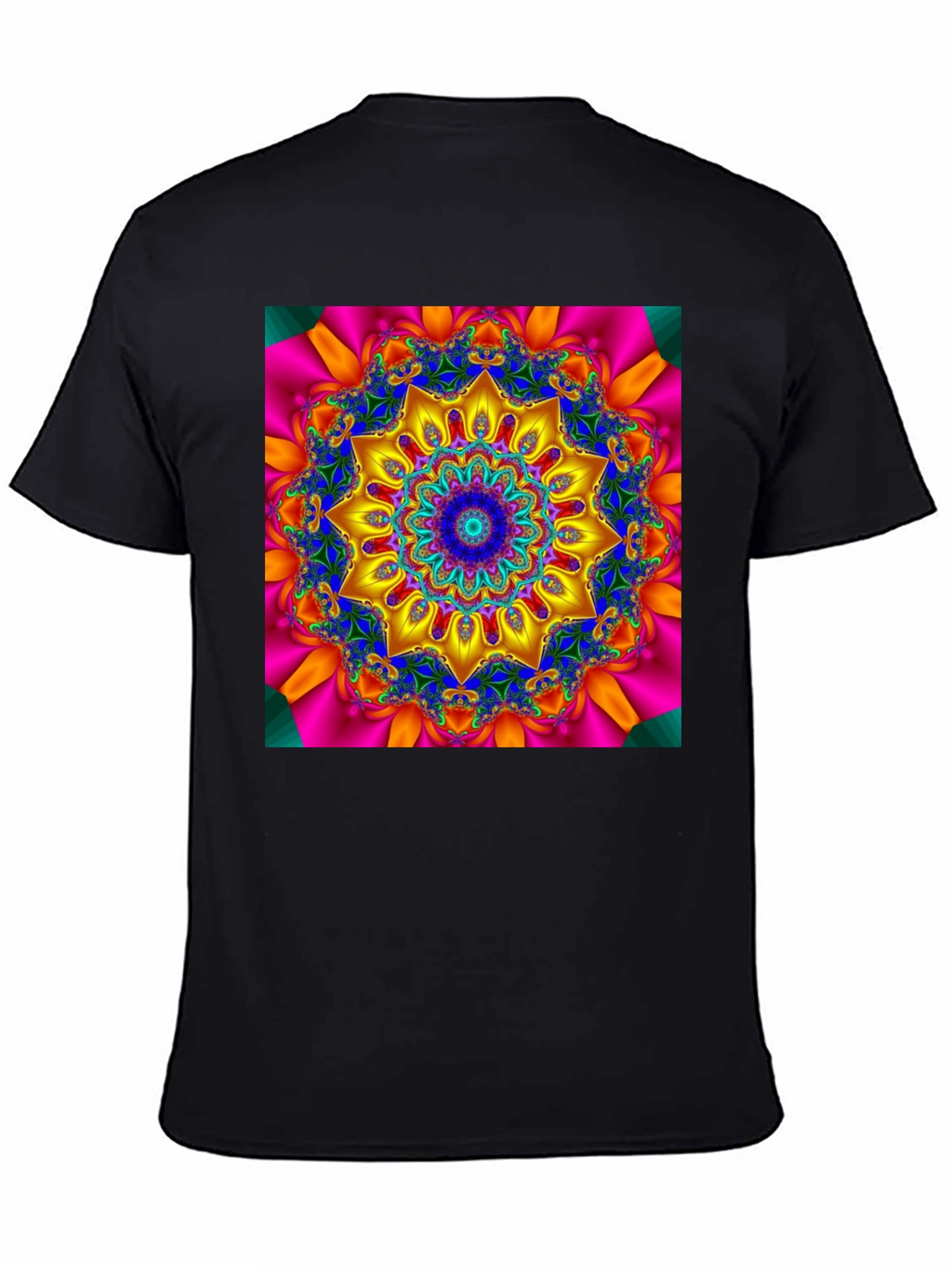 Kaleidoscope Mandala T-Shirt - Vivid Geometric Design