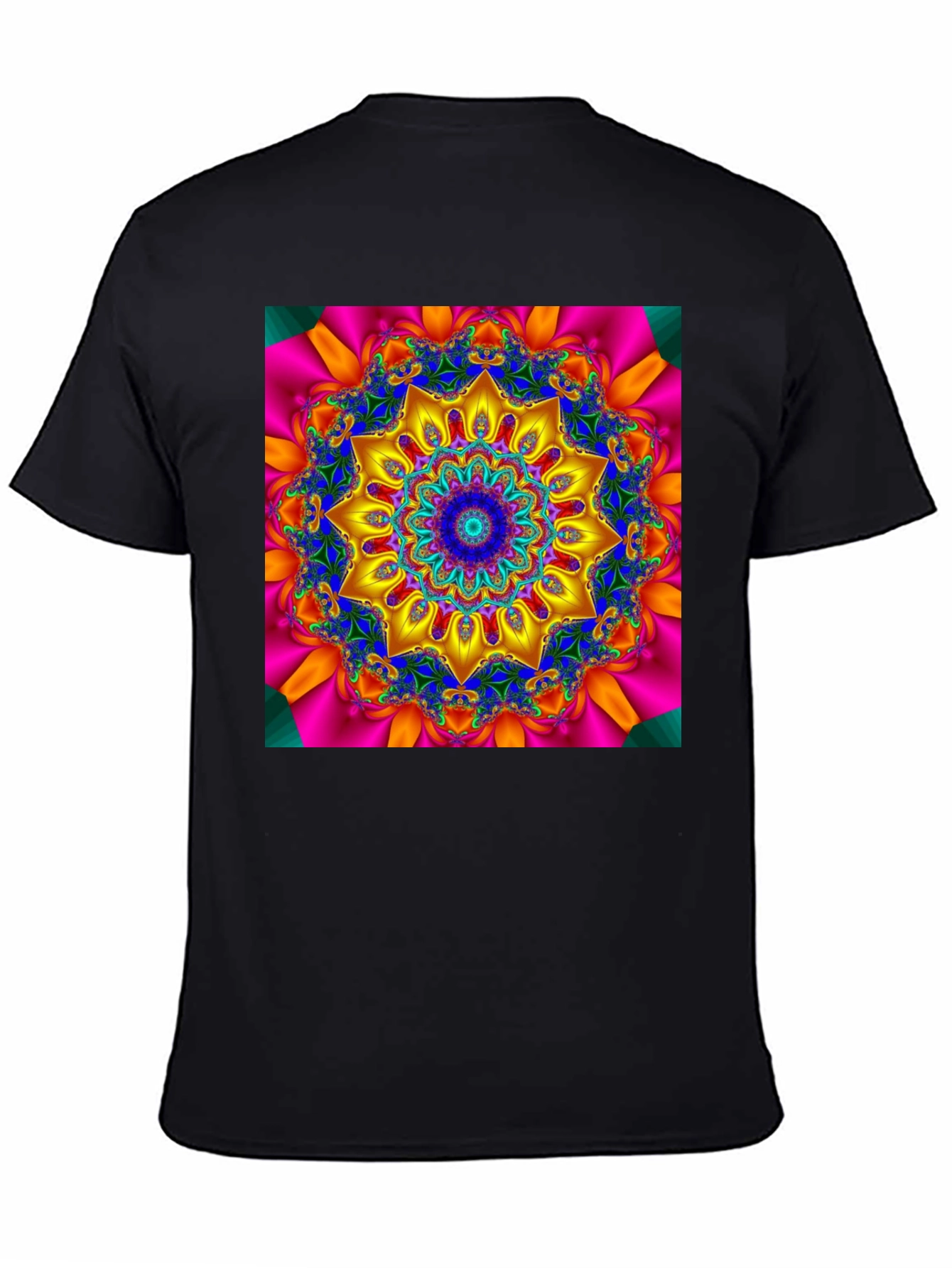 Kaleidoscope Mandala T-Shirt - Vivid Geometric Design