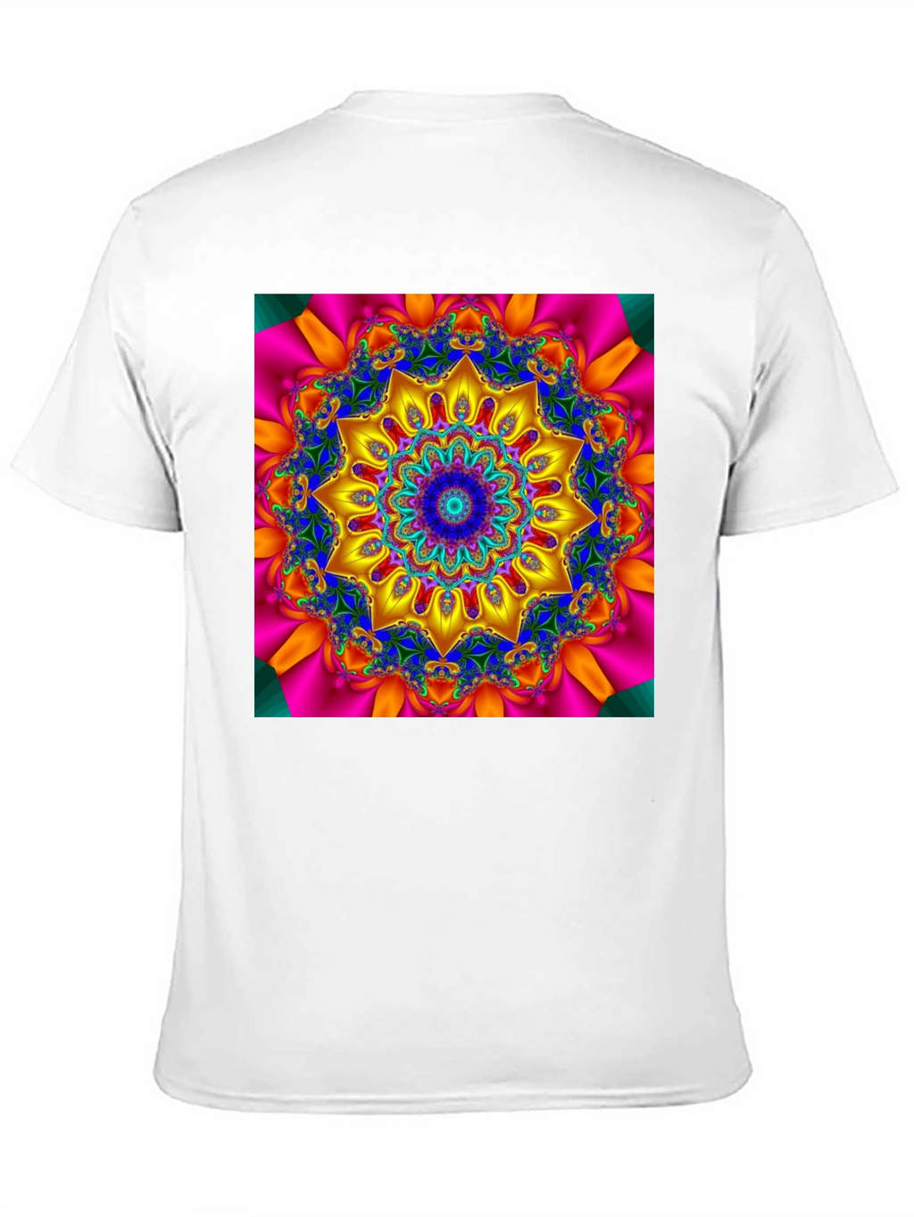 Kaleidoscope Mandala T-Shirt - Vivid Geometric Design