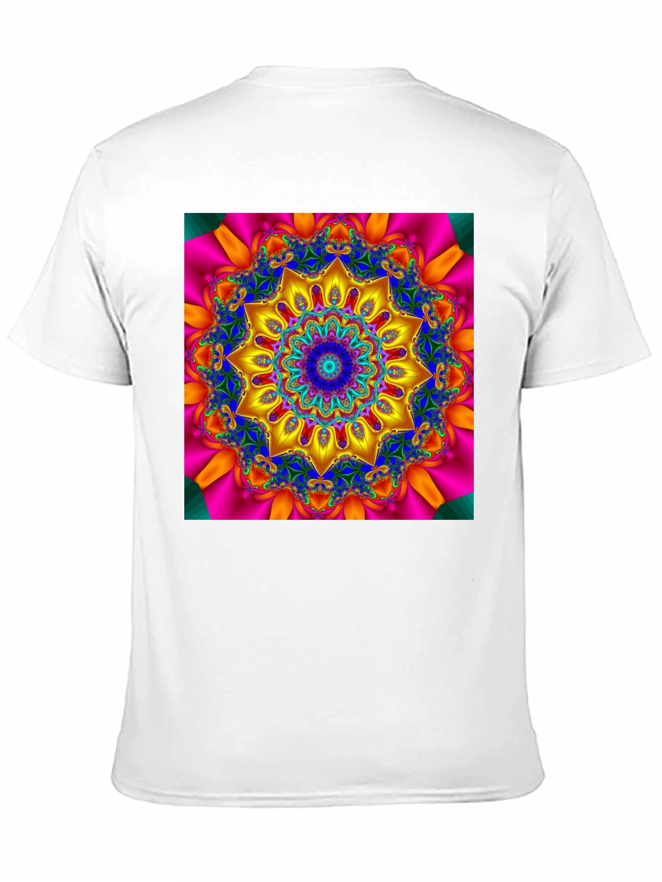 Kaleidoscope Mandala T-Shirt - Vivid Geometric Design