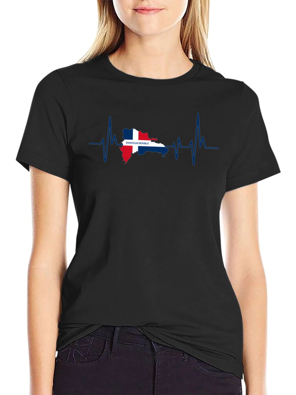 Dominican Republic Heartbeat T-Shirt
