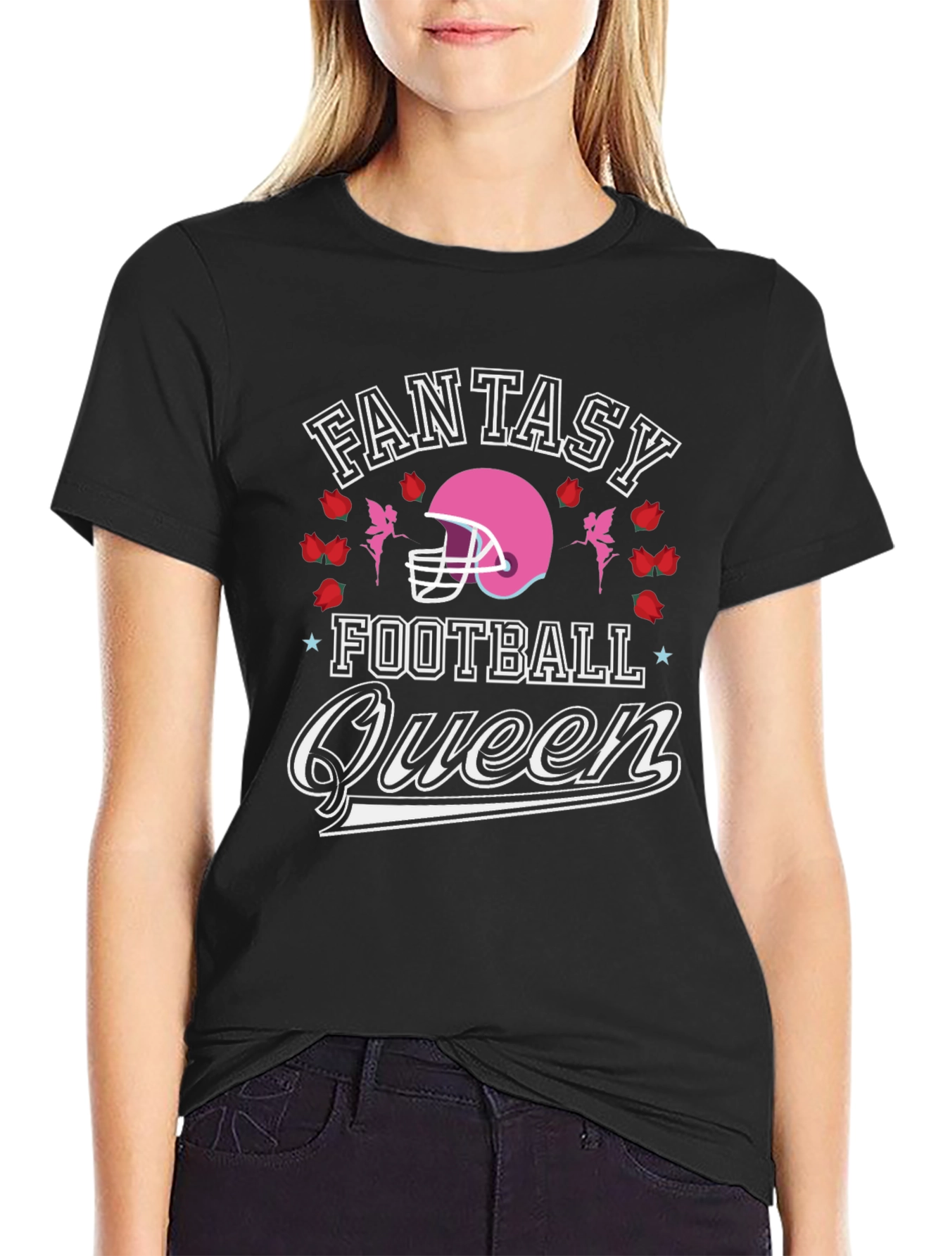 Fantasy Football Queen Graphic Tee