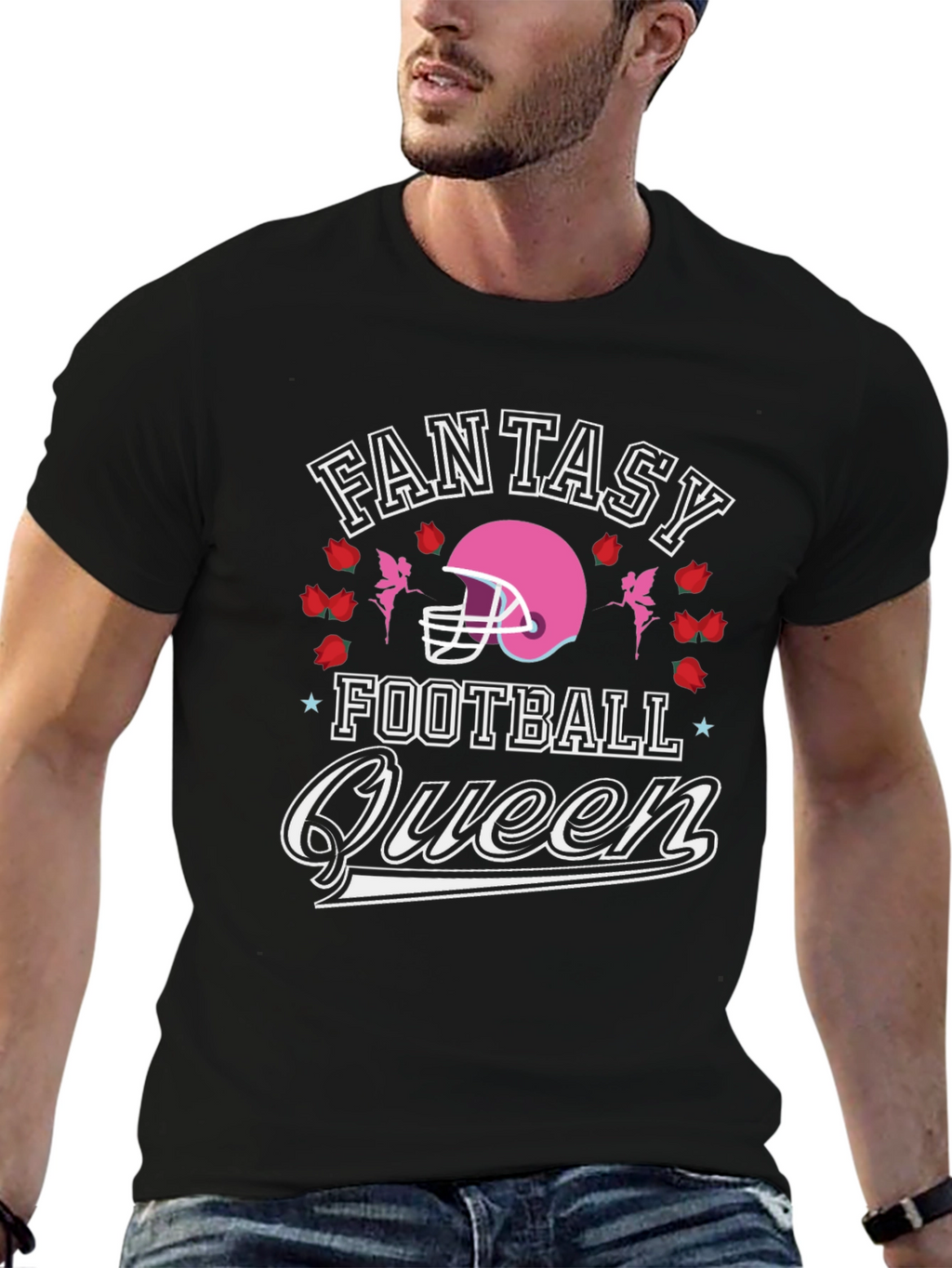 Fantasy Football Queen Graphic Tee
