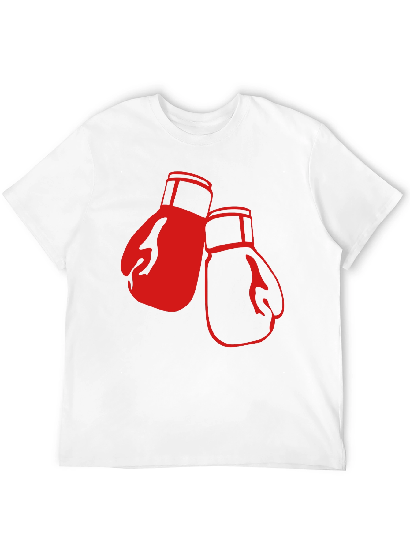 Boxing Gloves Graphic T-Shirt - Black