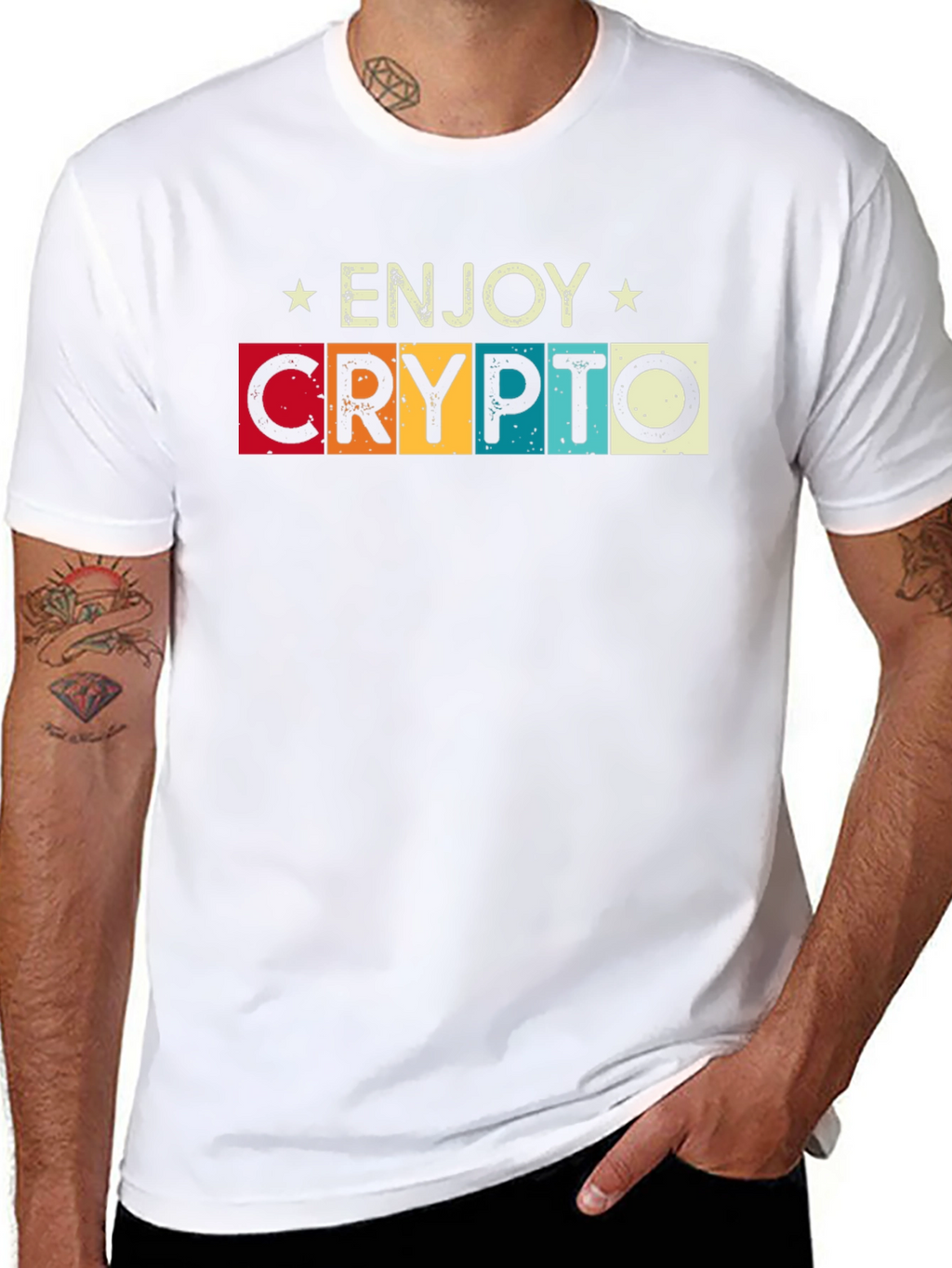 Enjoy Crypto Retro T-Shirt