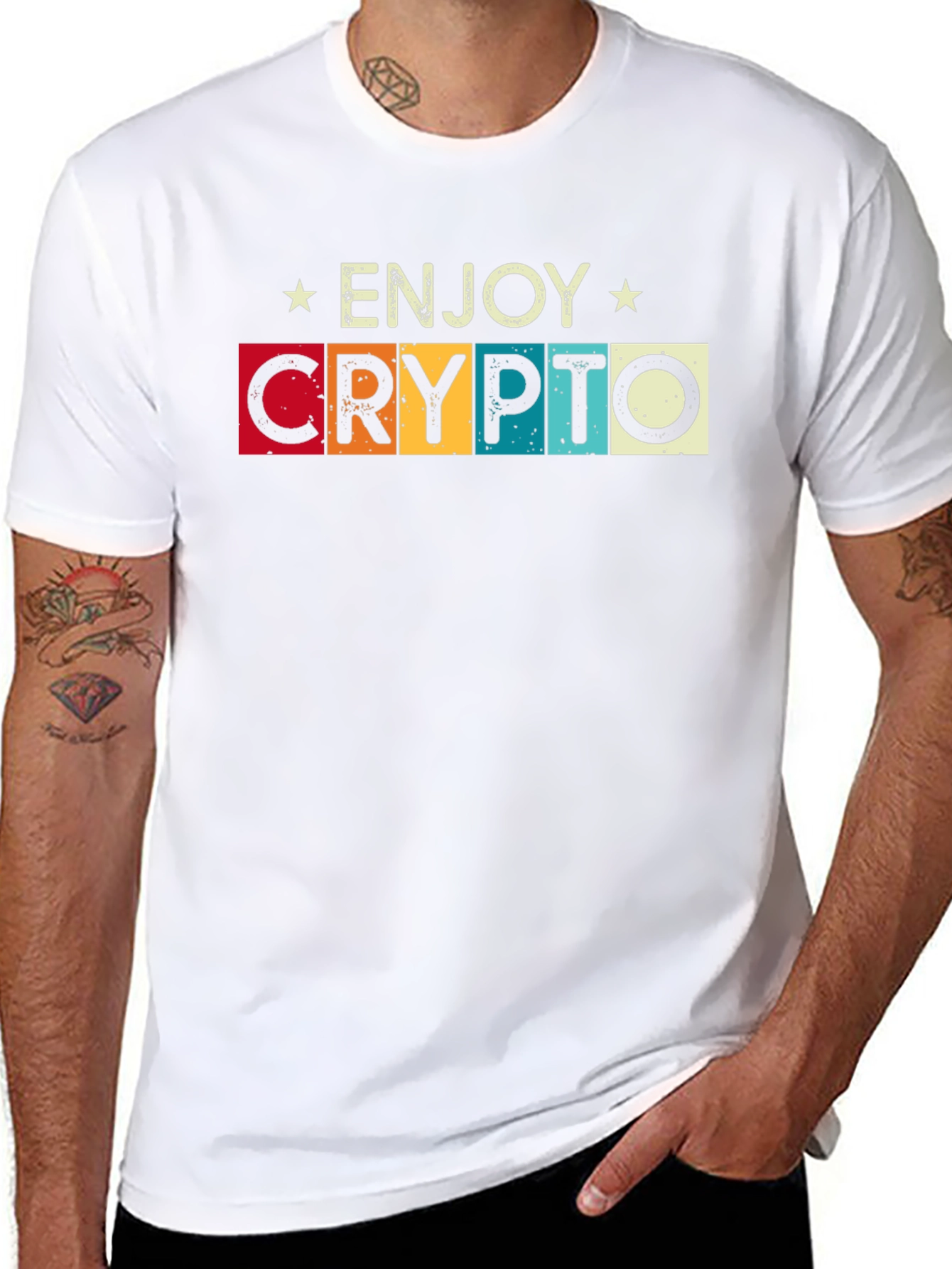 Enjoy Crypto Retro T-Shirt
